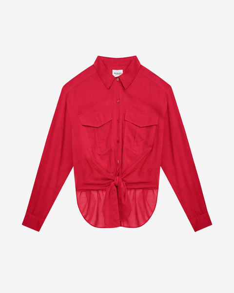 Tシャツ・カットソー ISABEL MARANT Woman T-Shirt Red TS0041FAA1N41I 70RD SEBANI T-SHIRT Woman red | ISABEL MARANT Official online store