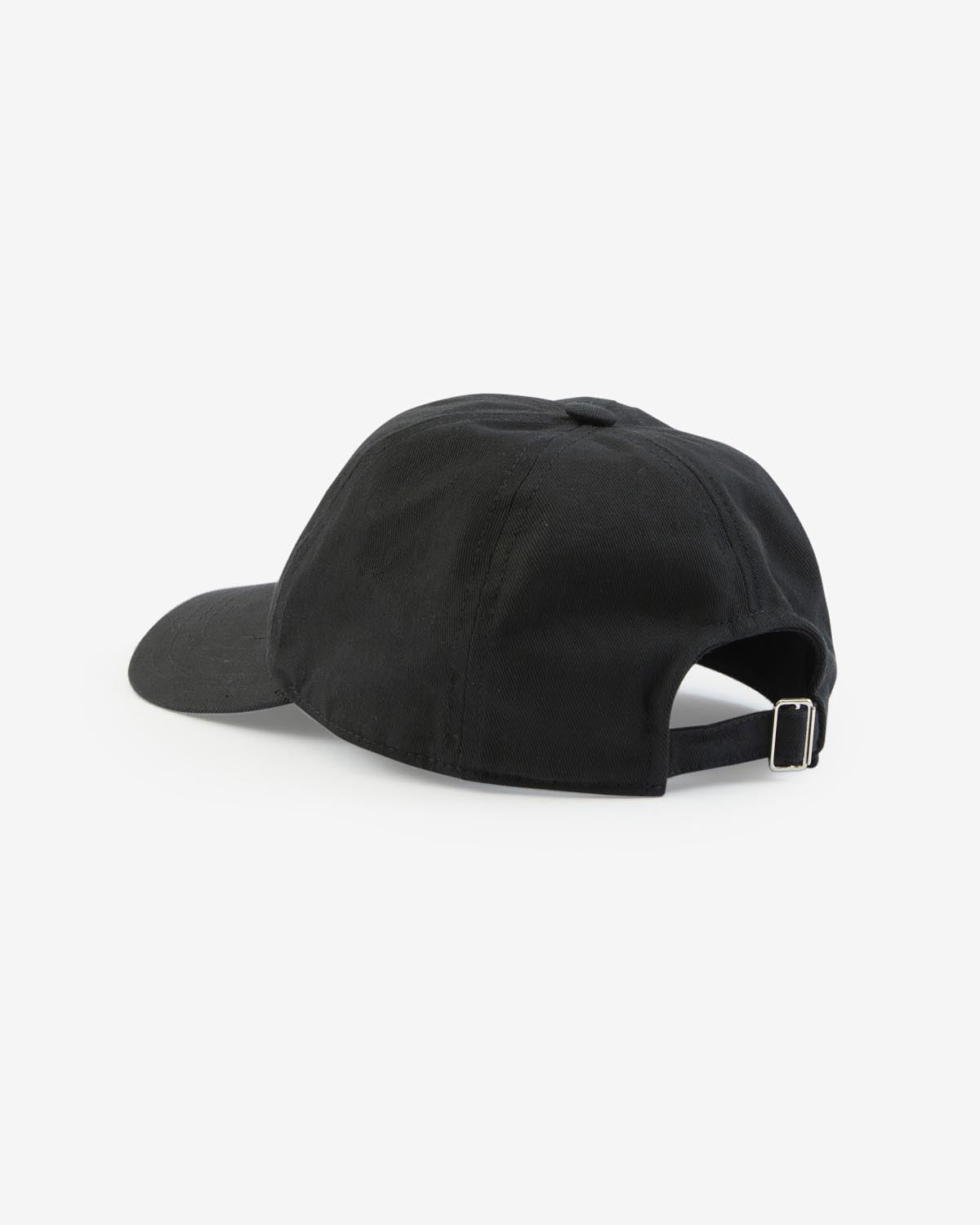 Tomas embroidered cotton cap - Black - Woman - 2