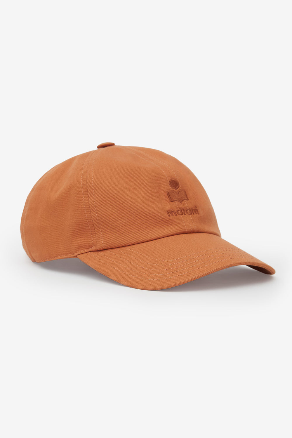 Gorra de algodón bordada tomas - Naranja - Woman - 1