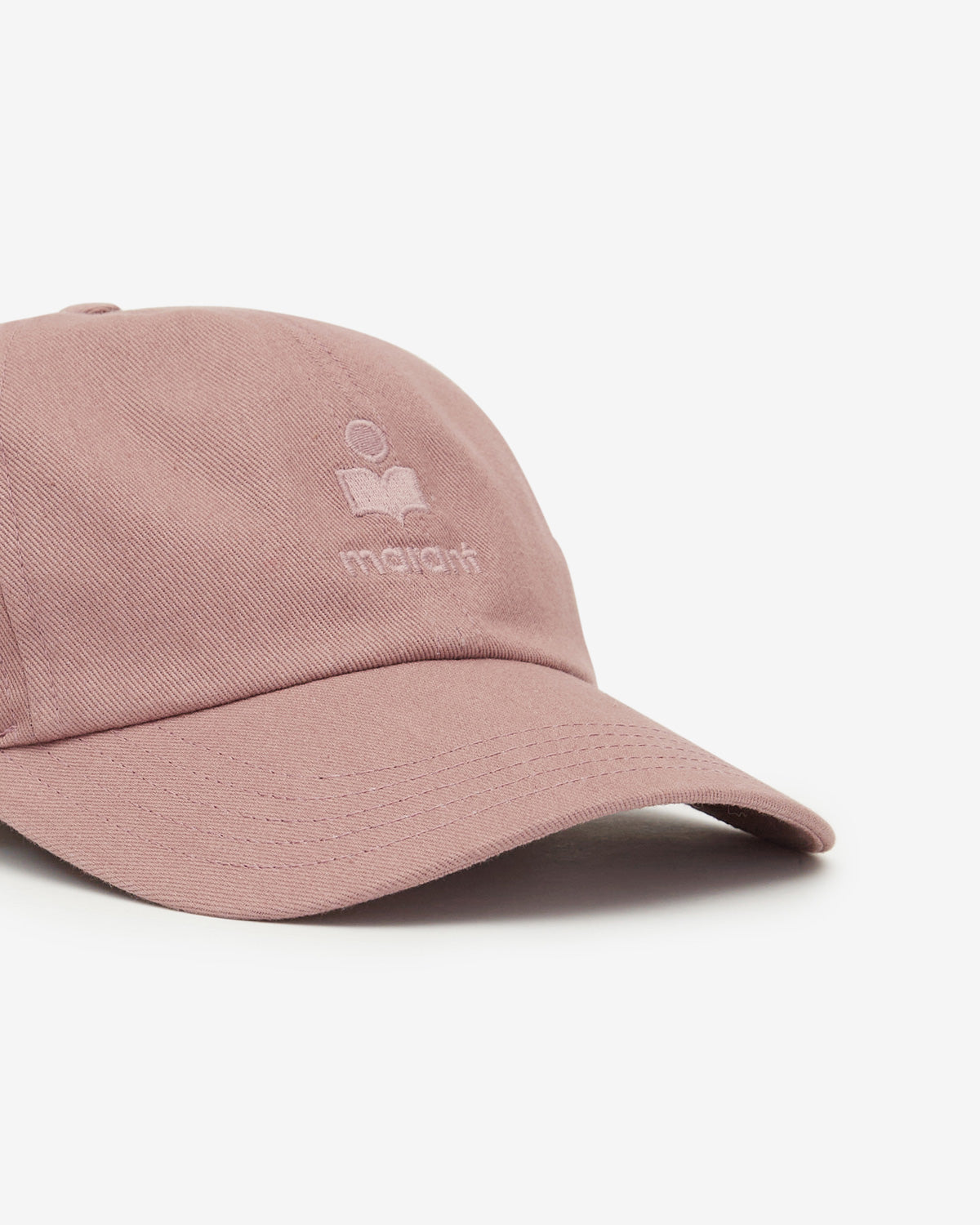 Tomas embroidered cotton cap - Lilac - Woman - 3