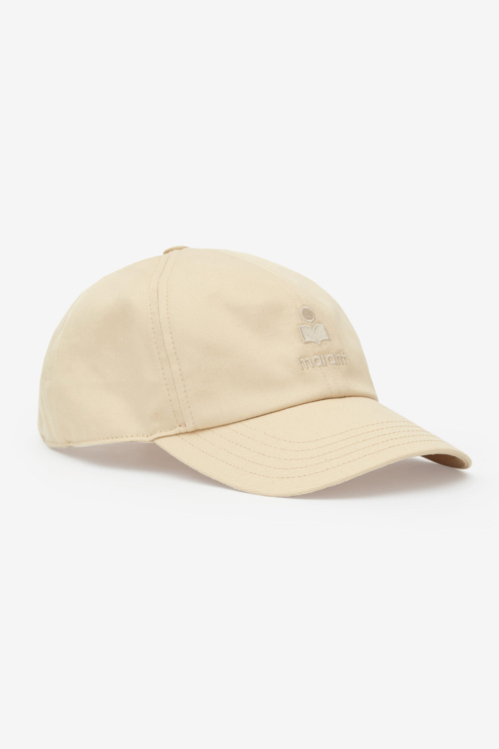 Gorra de algodón bordada tomas - Beige - Woman - 1