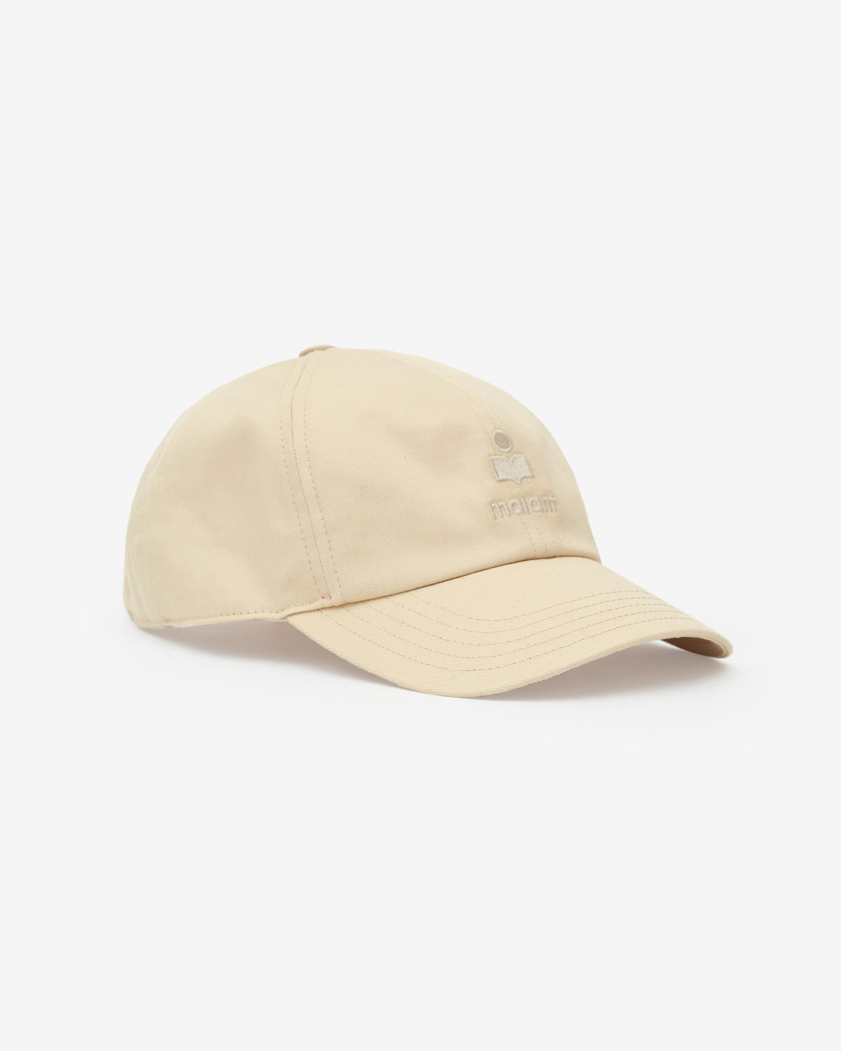 Tomas embroidered cotton cap - Beige - Woman - 1