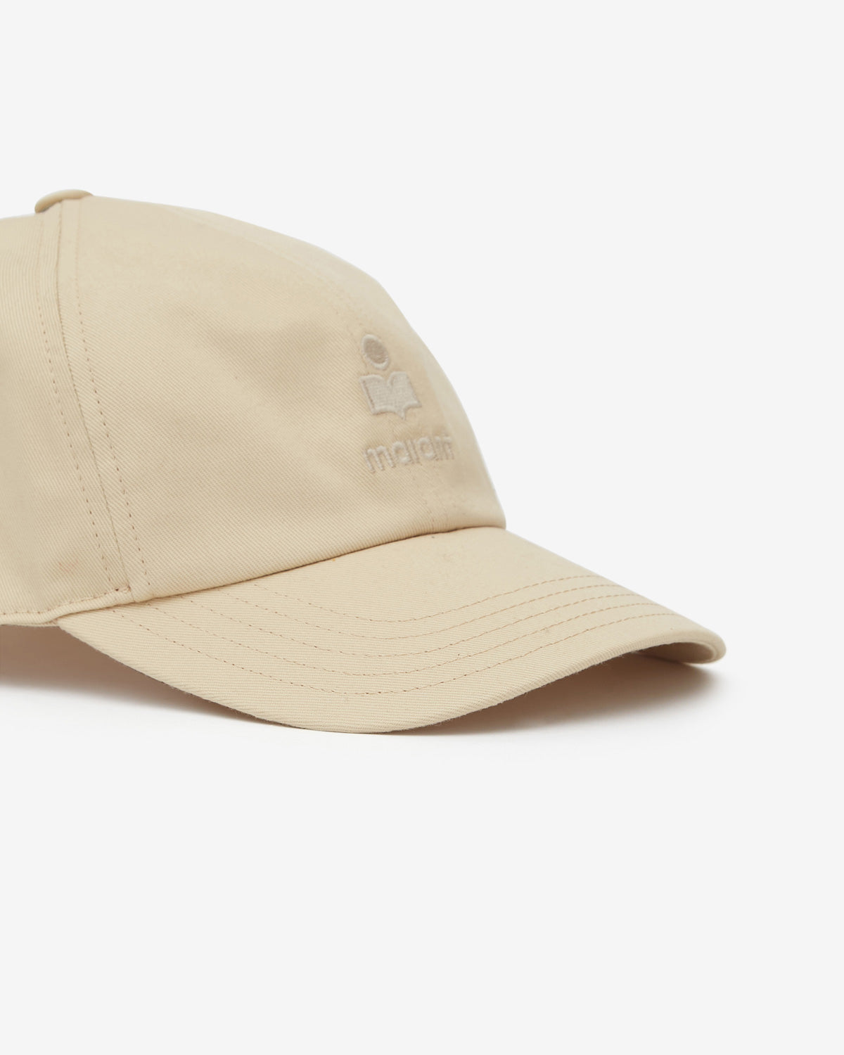 Tomas embroidered cotton cap - Beige - Woman - 3