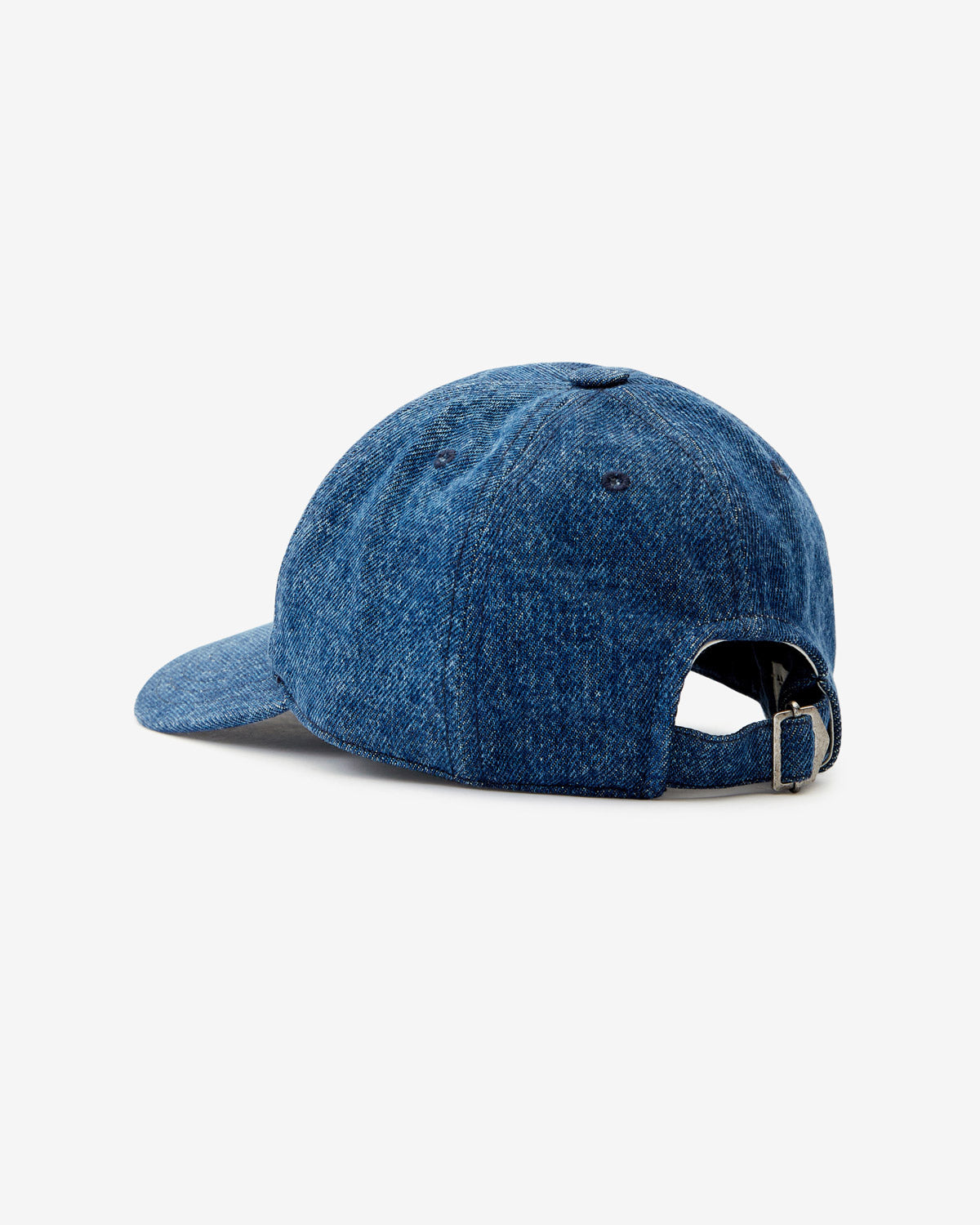 Tomas embroidered denim cap - Blue - Man - 2
