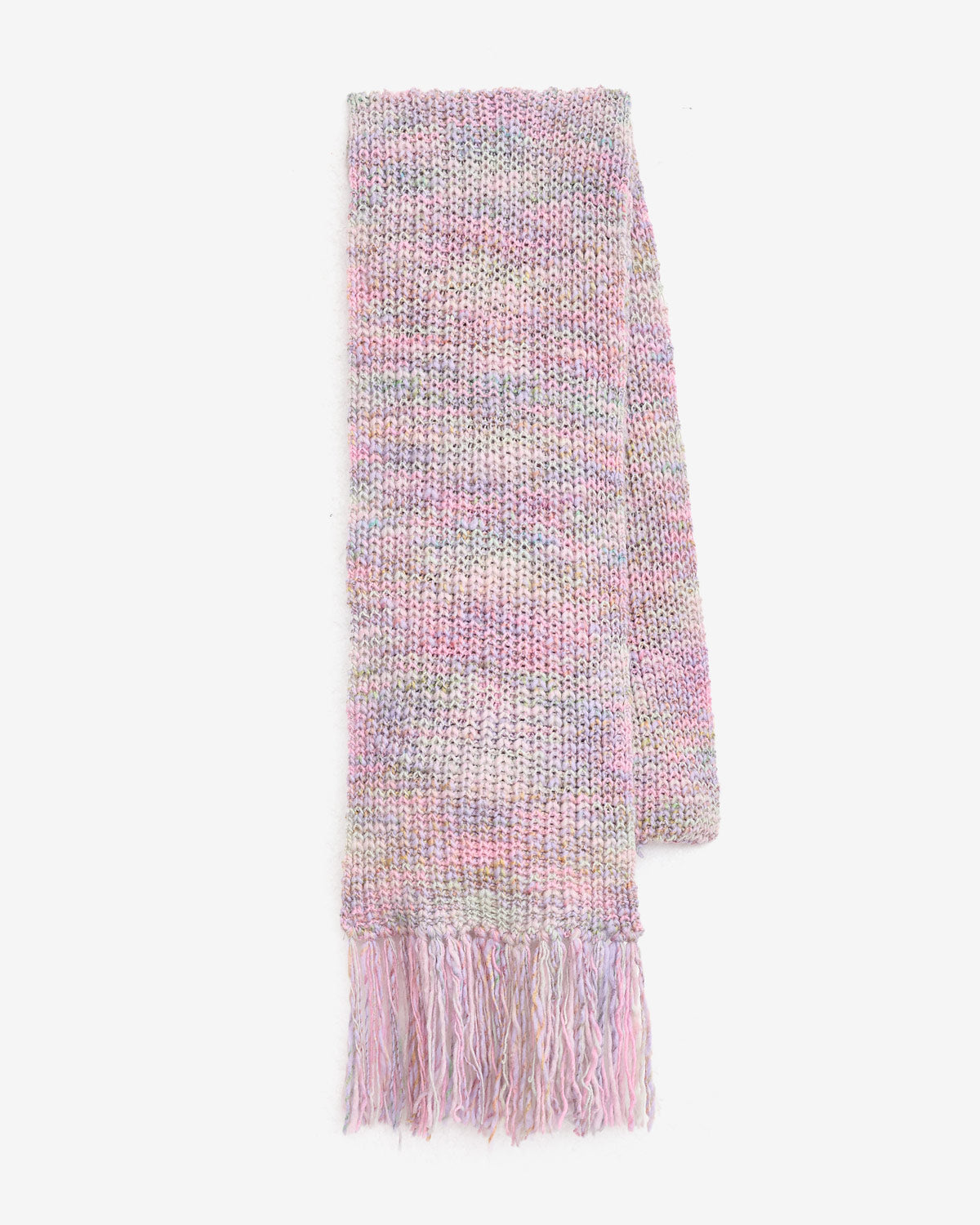 Erdem mouliné knit scarf - Pink - Man - 1