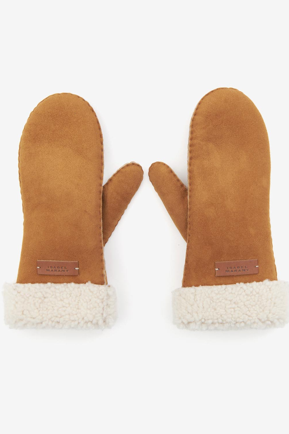 Mulfi lamb shearling mittens - Natural - Woman - 1