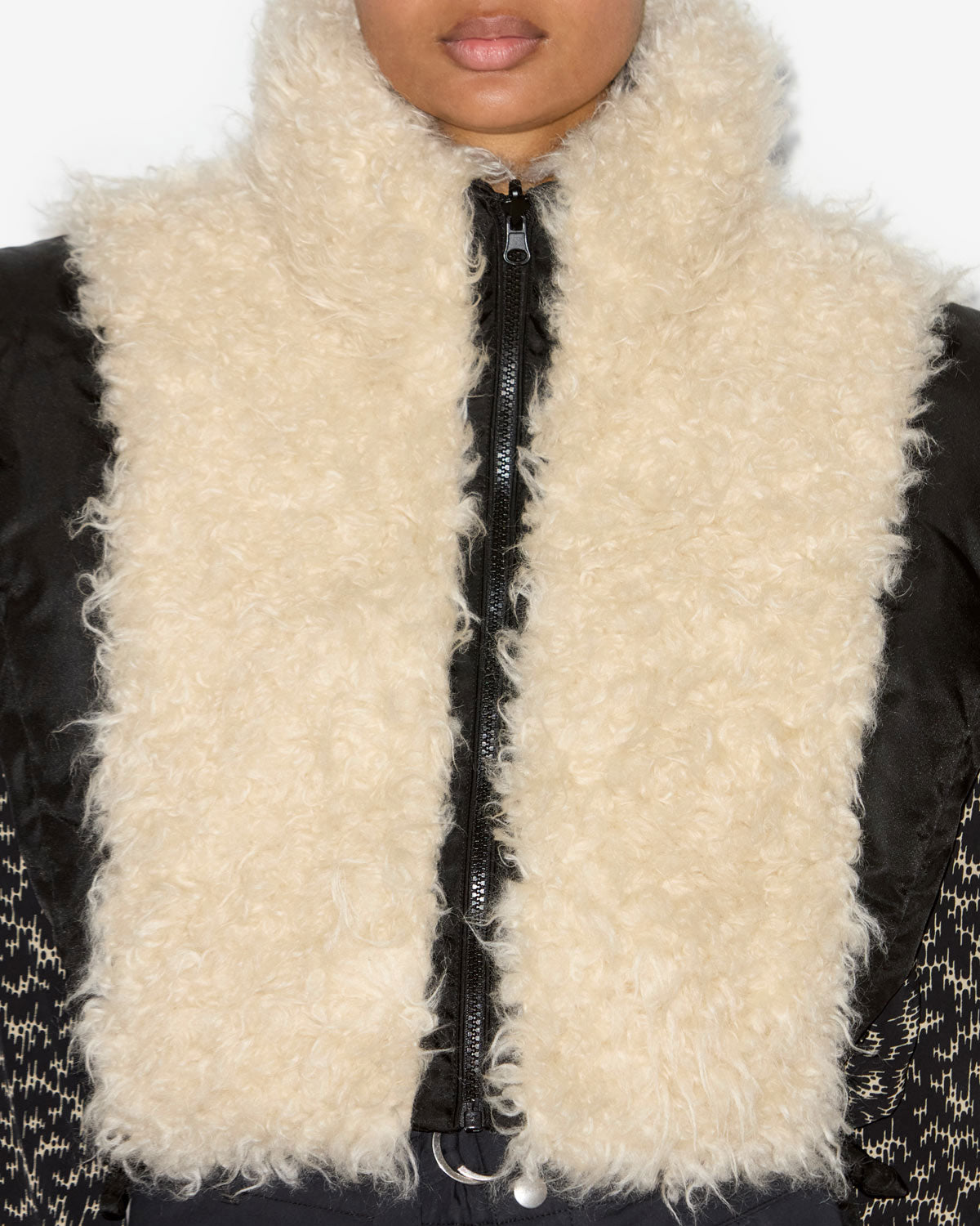 Chaleco hoodiali sin mangas reversible - Negro - Woman - 2