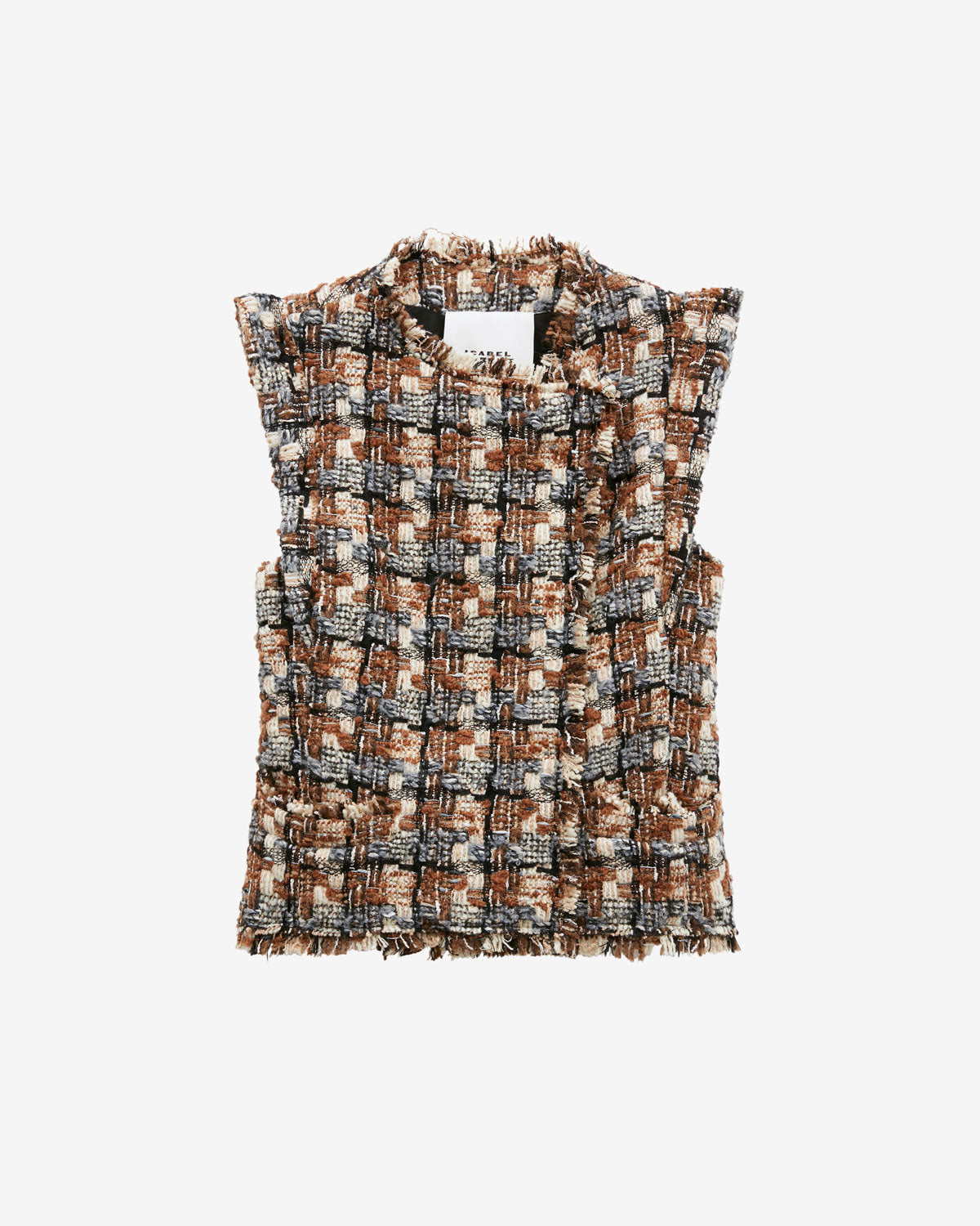 Gilet djiroy Woman Noisette-écru 1