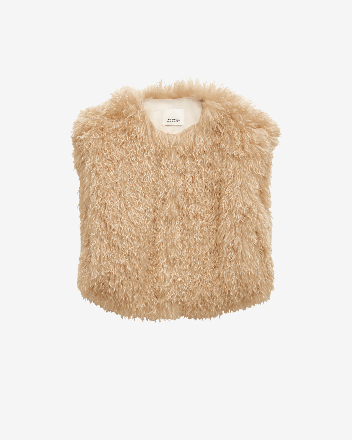 Ärmellose weste „florana“ in pelzoptik - Naturfarben - Woman - 5