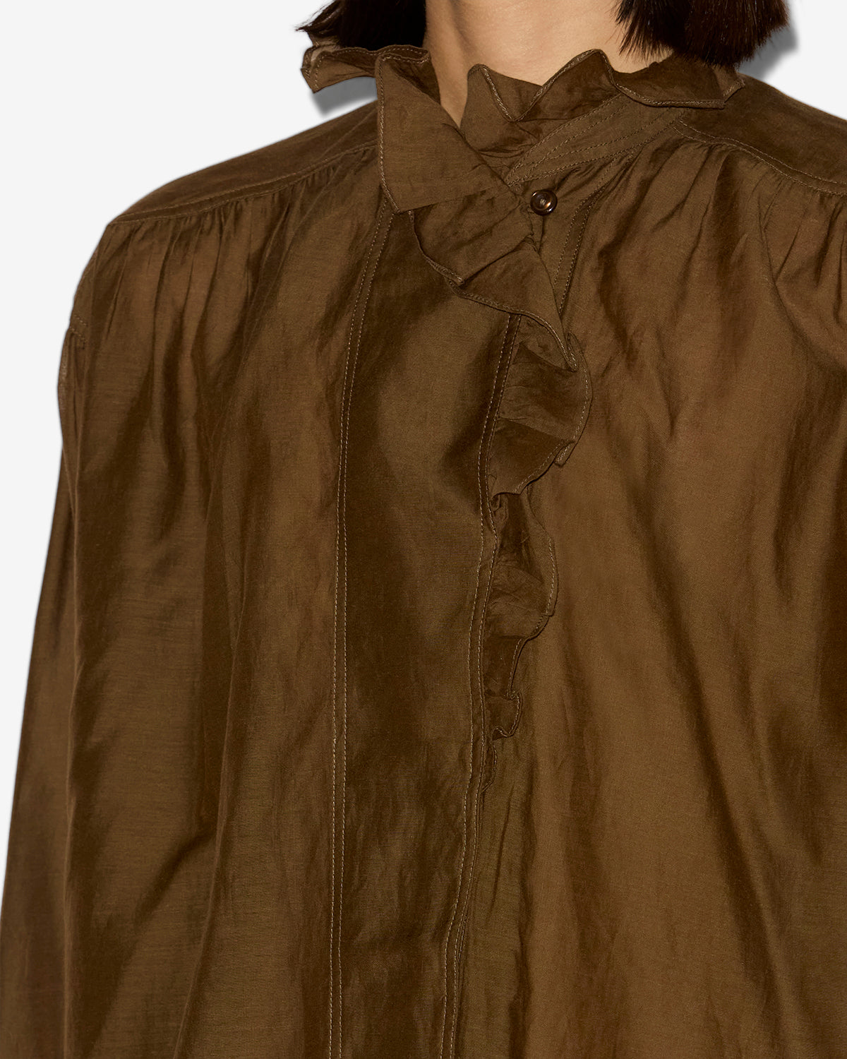Top pamias Woman Dark khaki 2