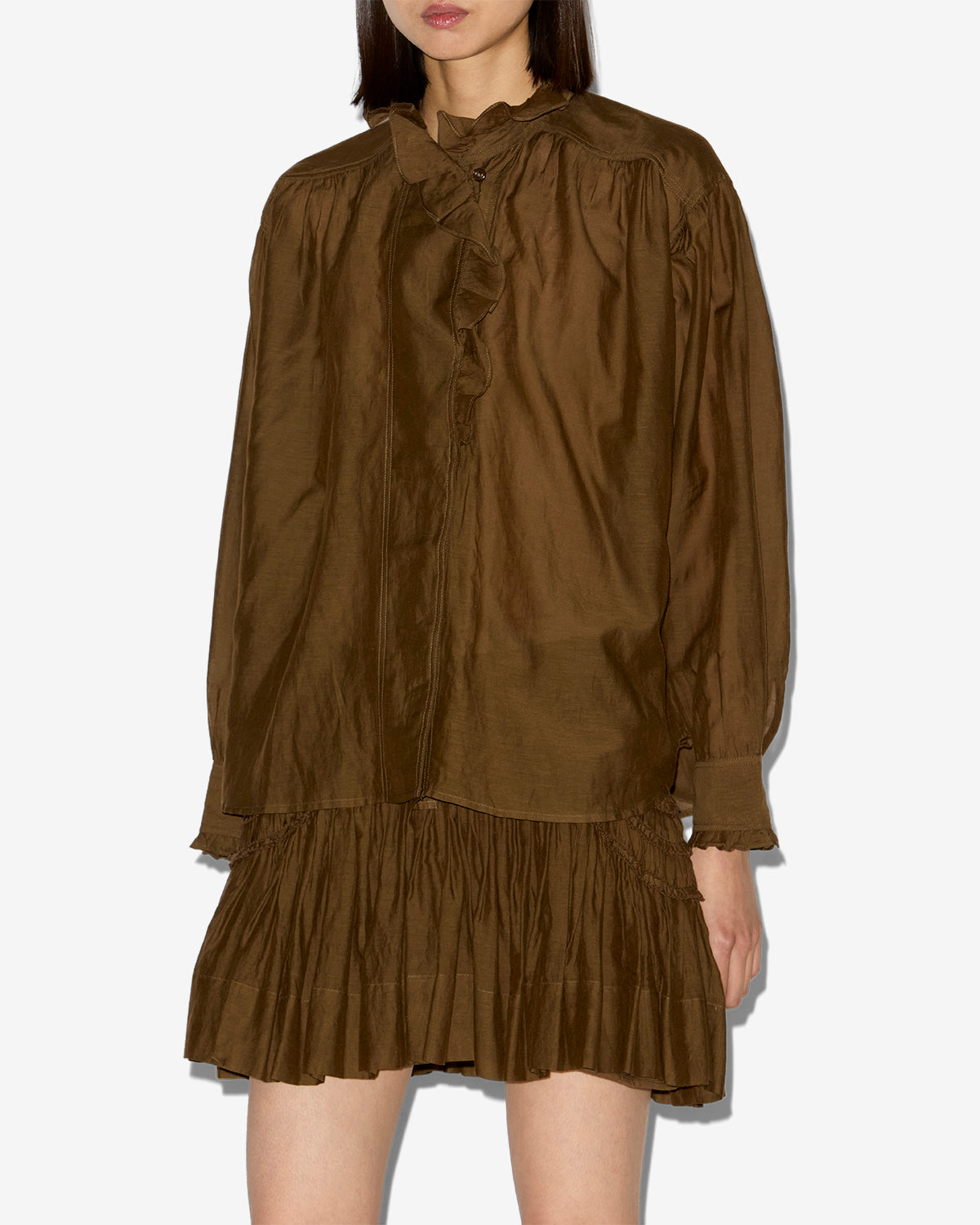Top pamias Woman Dark khaki 5