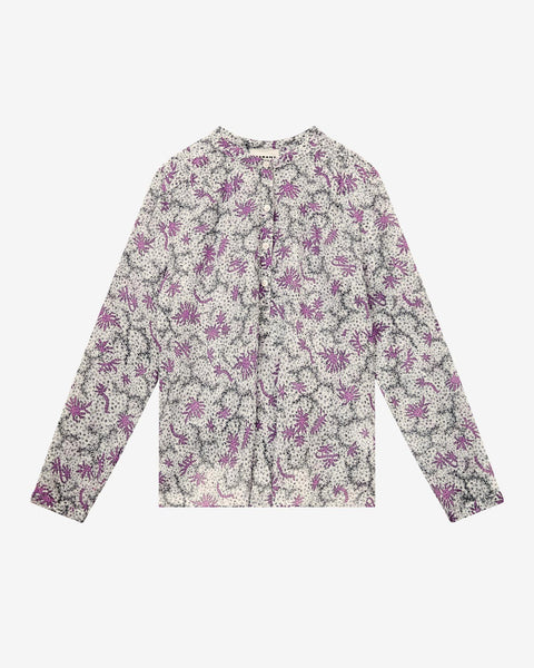 isabel marant etoile フラワー 刺繍 チュニック ブラウス 24AHT0029FA-B3J02E-ECLI-