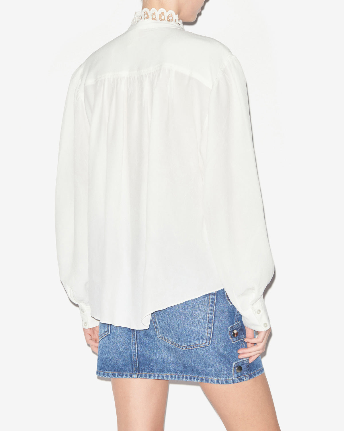 Estela blouse Woman white | ISABEL MARANT Official online store