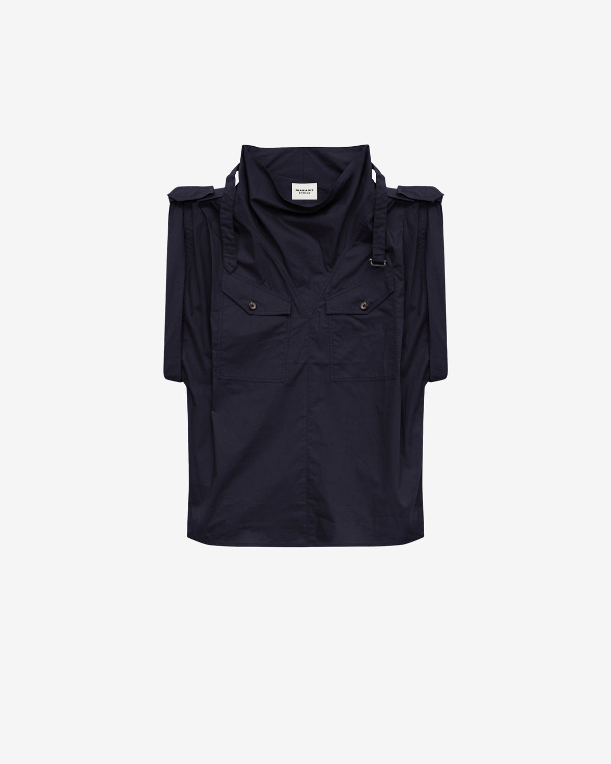 레메아(remea) 플레인 오가닉 코튼 어드벤처 인스피레이션 탑 - 검은색 - Woman - 5