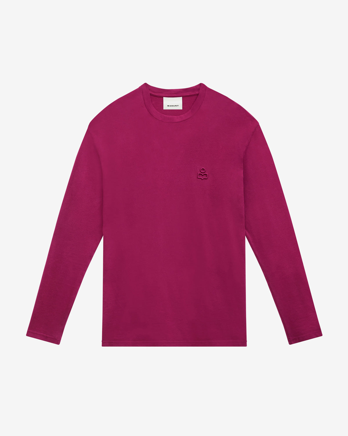 Aloni logo T-Shirt Man plum | ISABEL MARANT Official online store