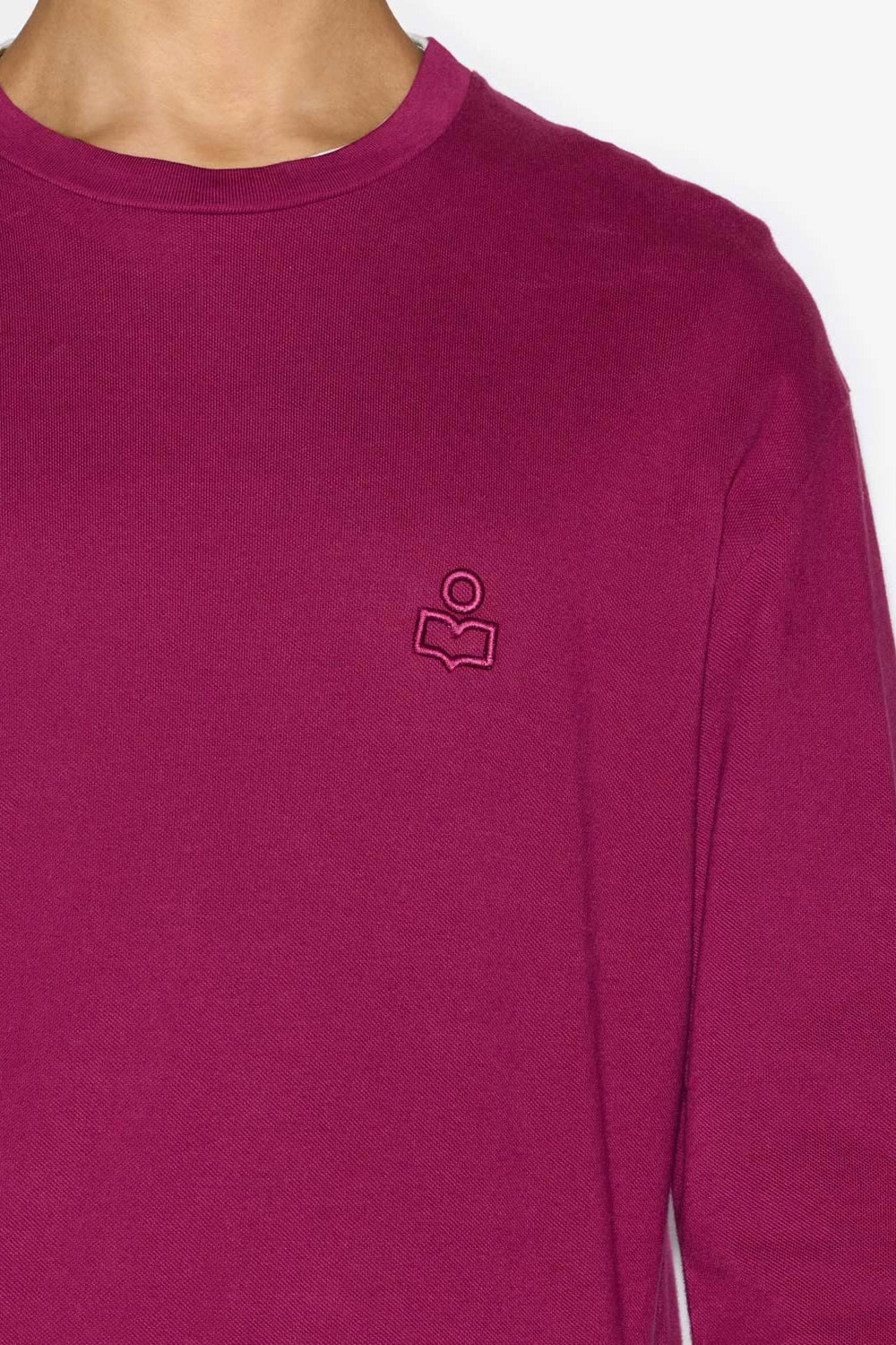 Aloni long-sleeve t-shirt - Plum - Man - 3