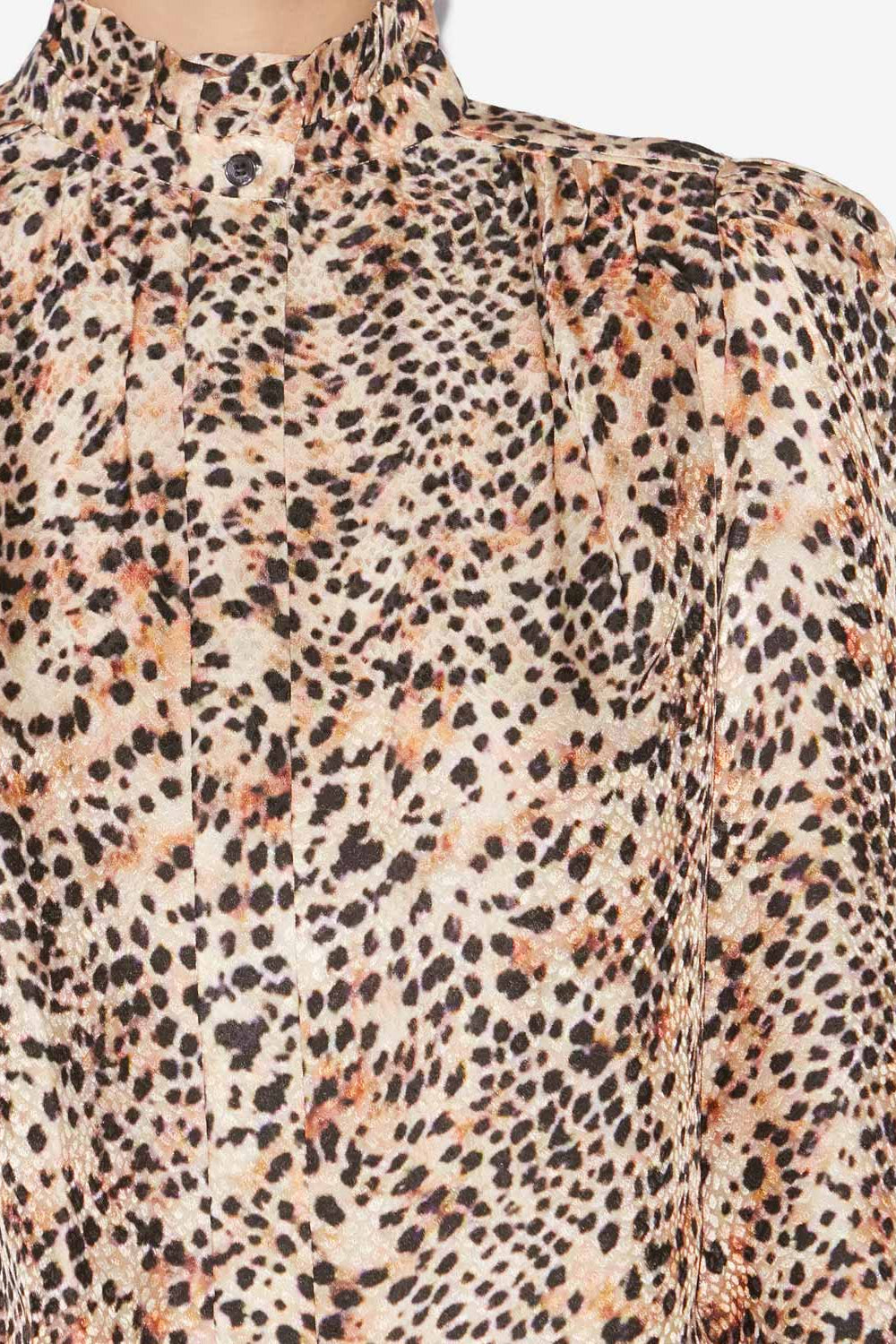 Blusa lamia fluida estampada - Natural - Woman - 3