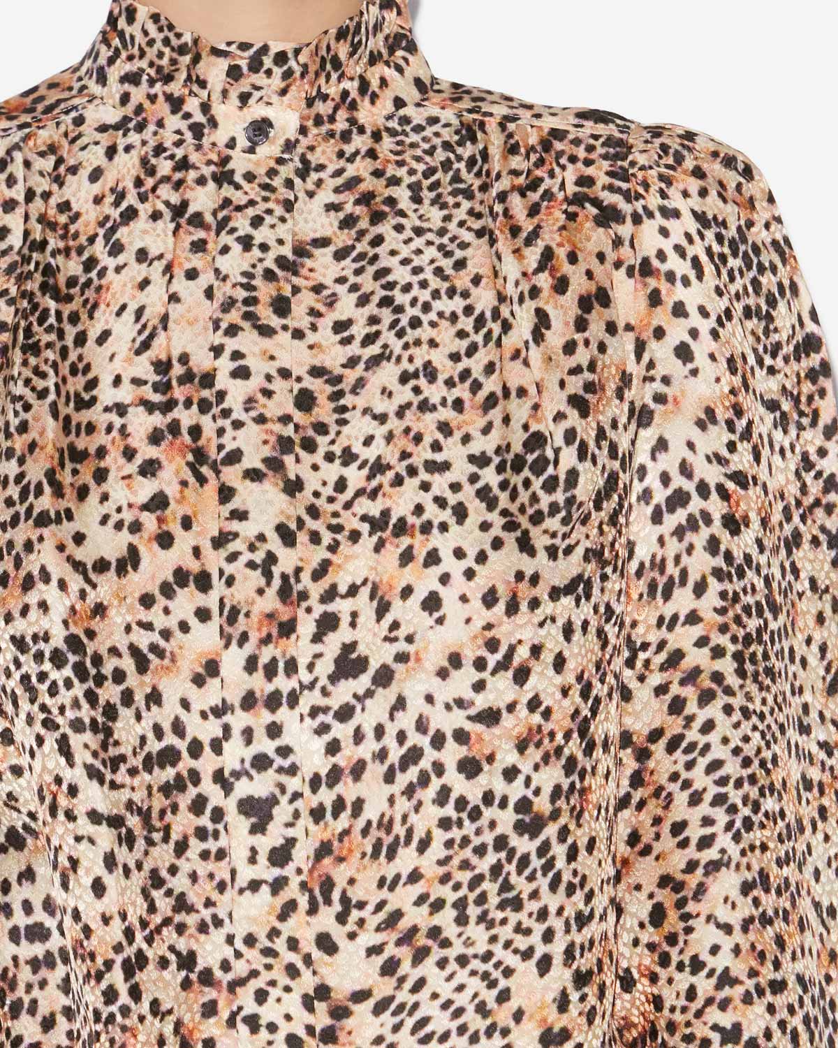 Blouse lamia fluide imprimée - Naturel - Woman - 2