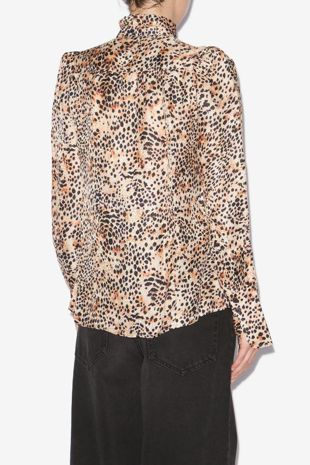 Blusa lamia fluida estampada - Natural - Woman - 5