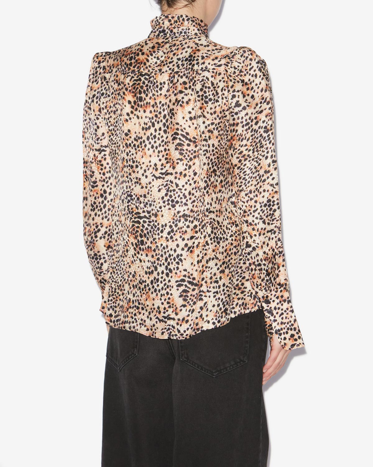 Blouse lamia fluide imprimée - Naturel - Woman - 4