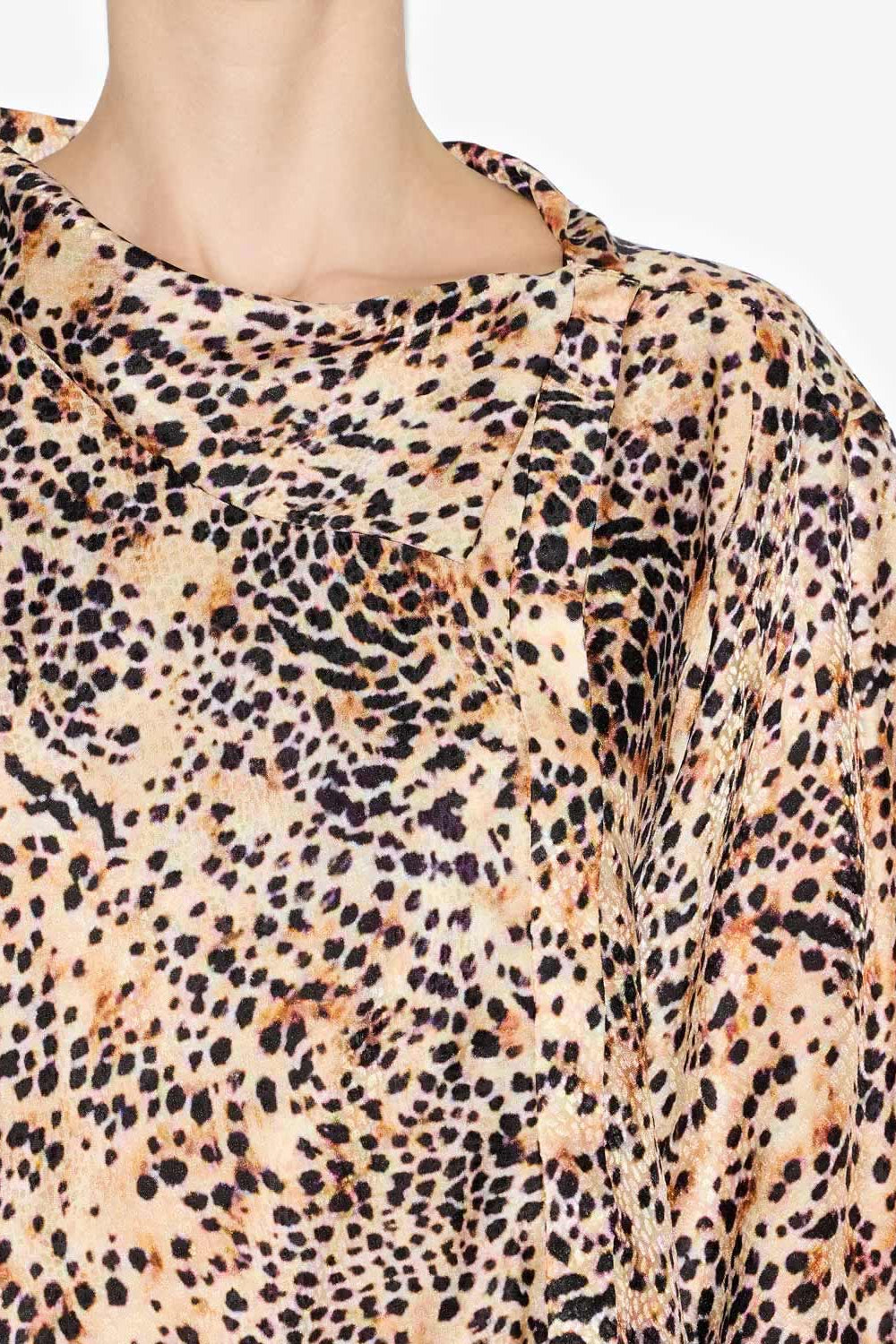 Blusa muriel fluida estampada - Natural - Woman - 3