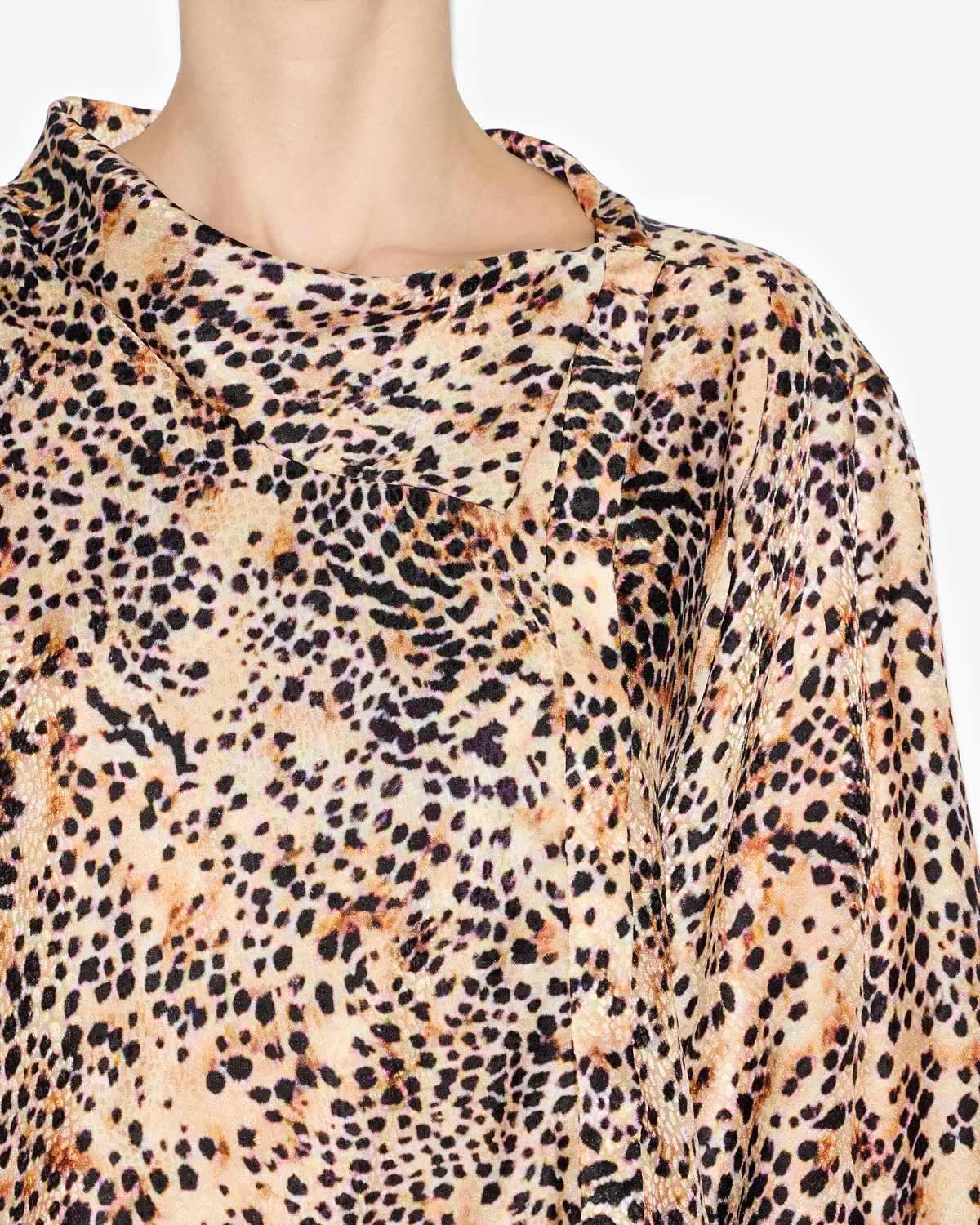 Blusa muriel fluida estampada - Natural - Woman - 2