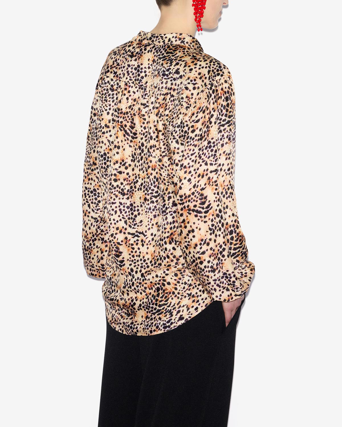 Blusa muriel fluida estampada - Natural - Woman - 4