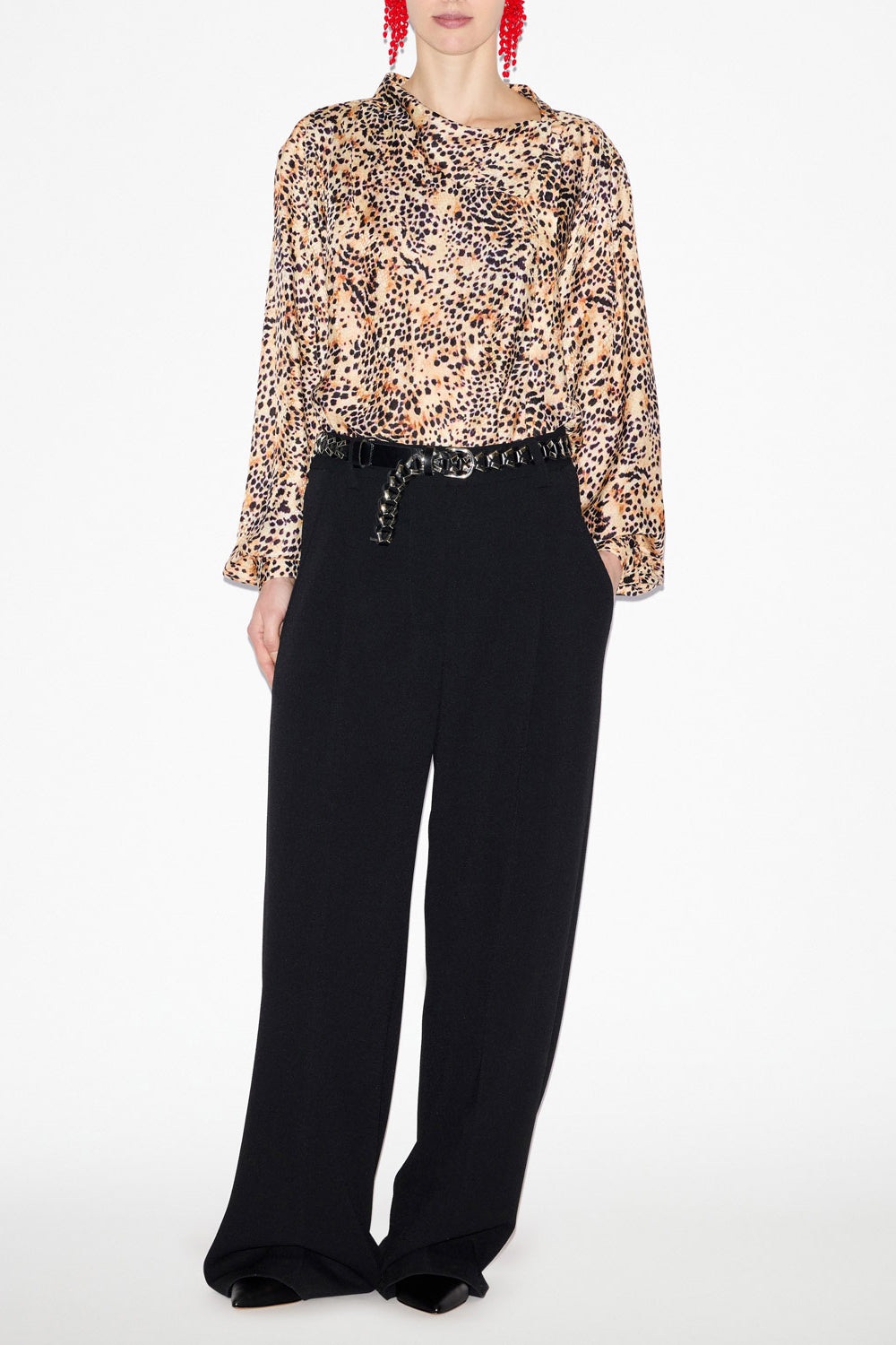 Blusa muriel fluida estampada - Natural - Woman - 2