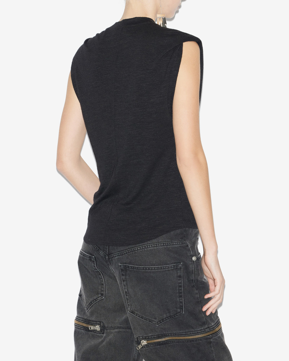 네이달리(naydali) 티셔츠 Woman 검은색 3