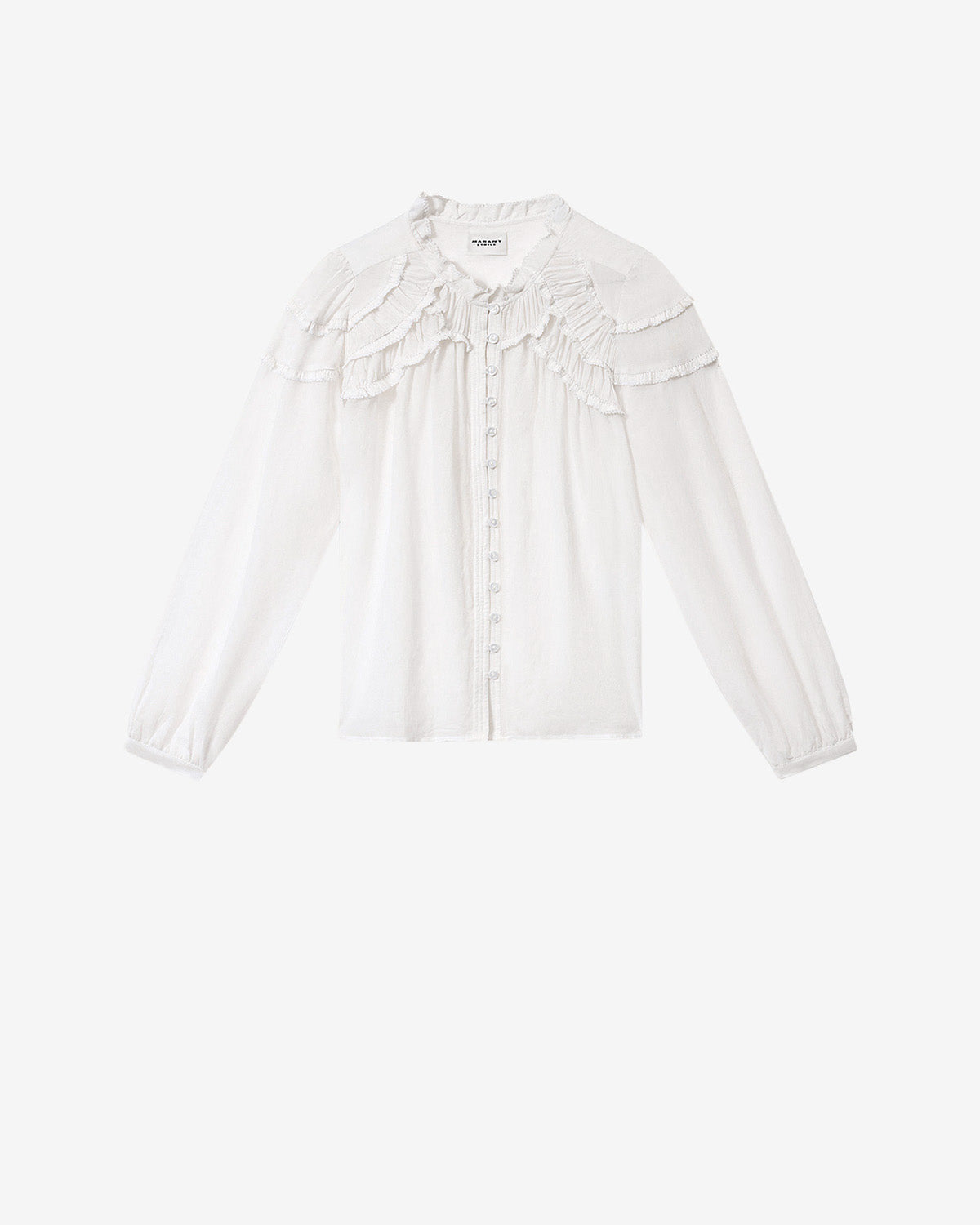 GREICY TOP Woman white | ISABEL MARANT Official online store
