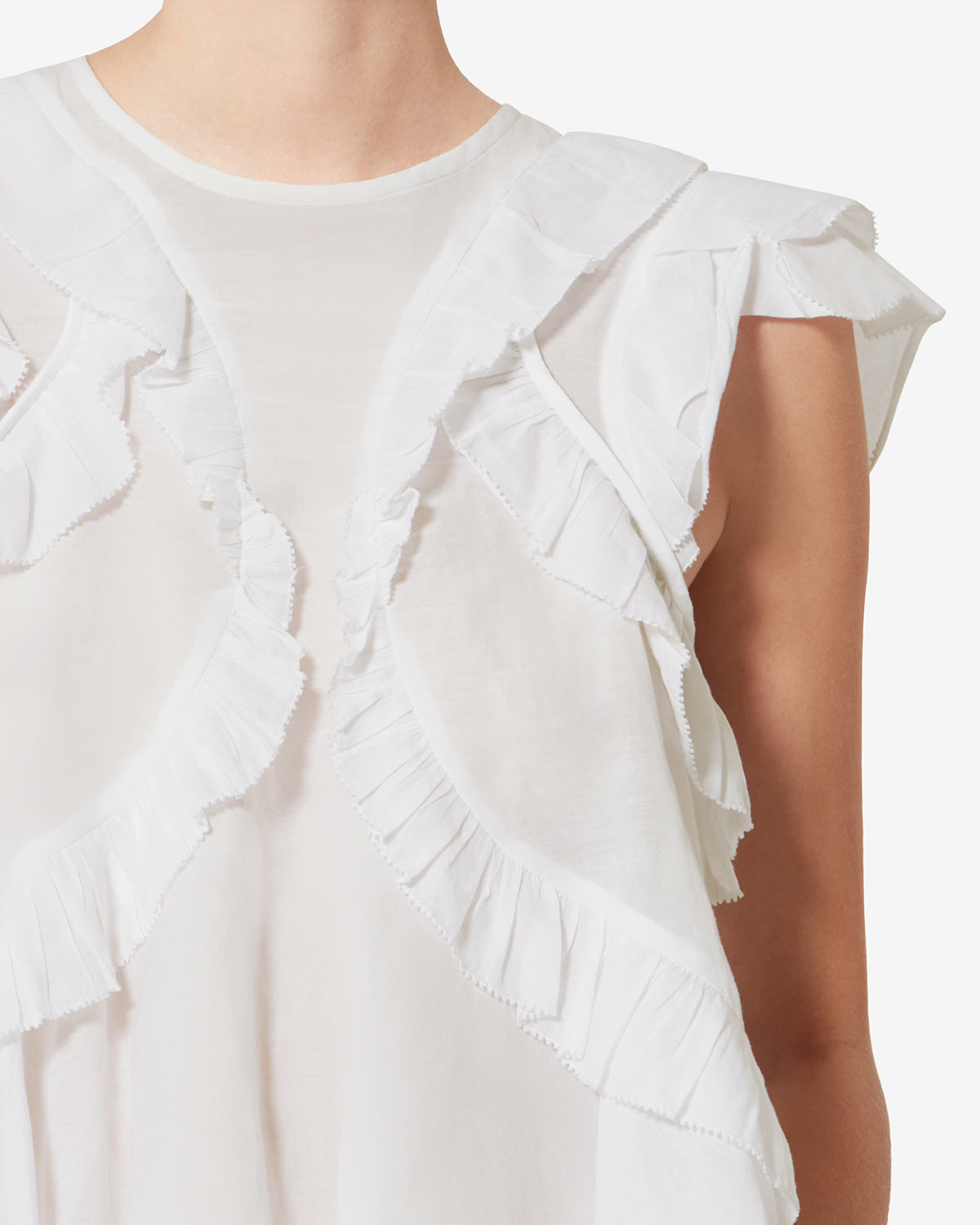 NALOU TOP Woman white | ISABEL MARANT Official online store