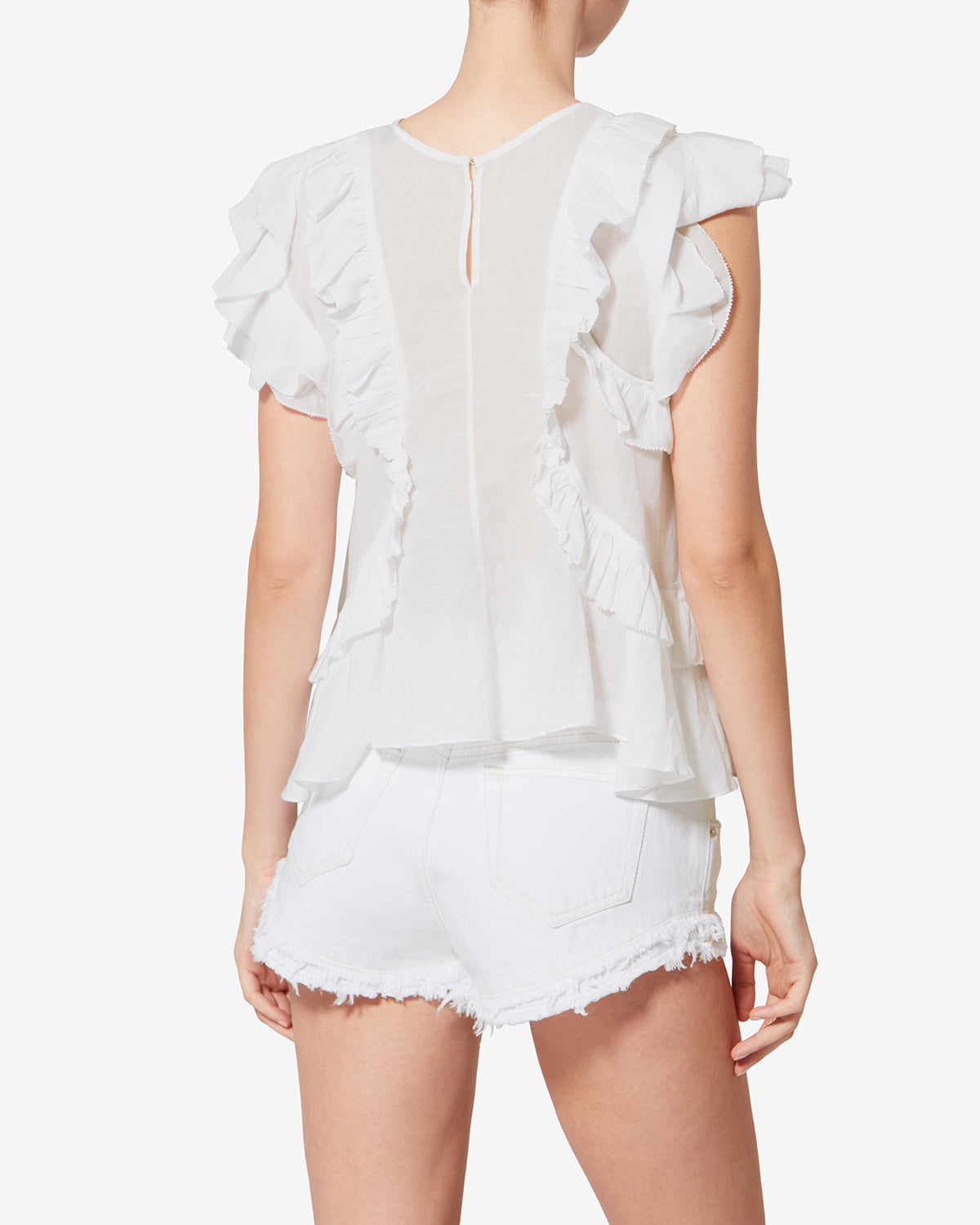 NALOU TOP Woman white | ISABEL MARANT Official online store