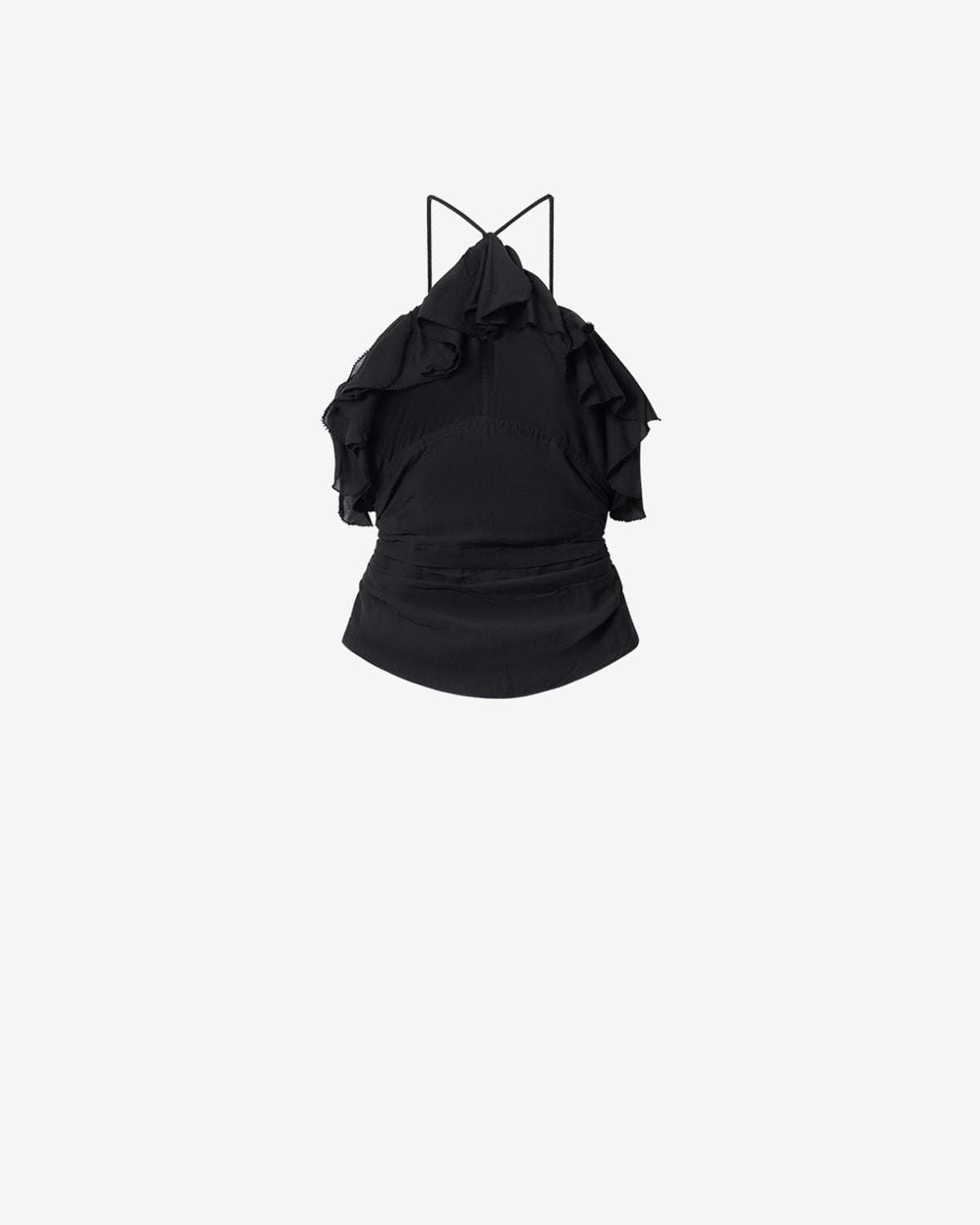 Djimia Top Woman black | ISABEL MARANT Official online store
