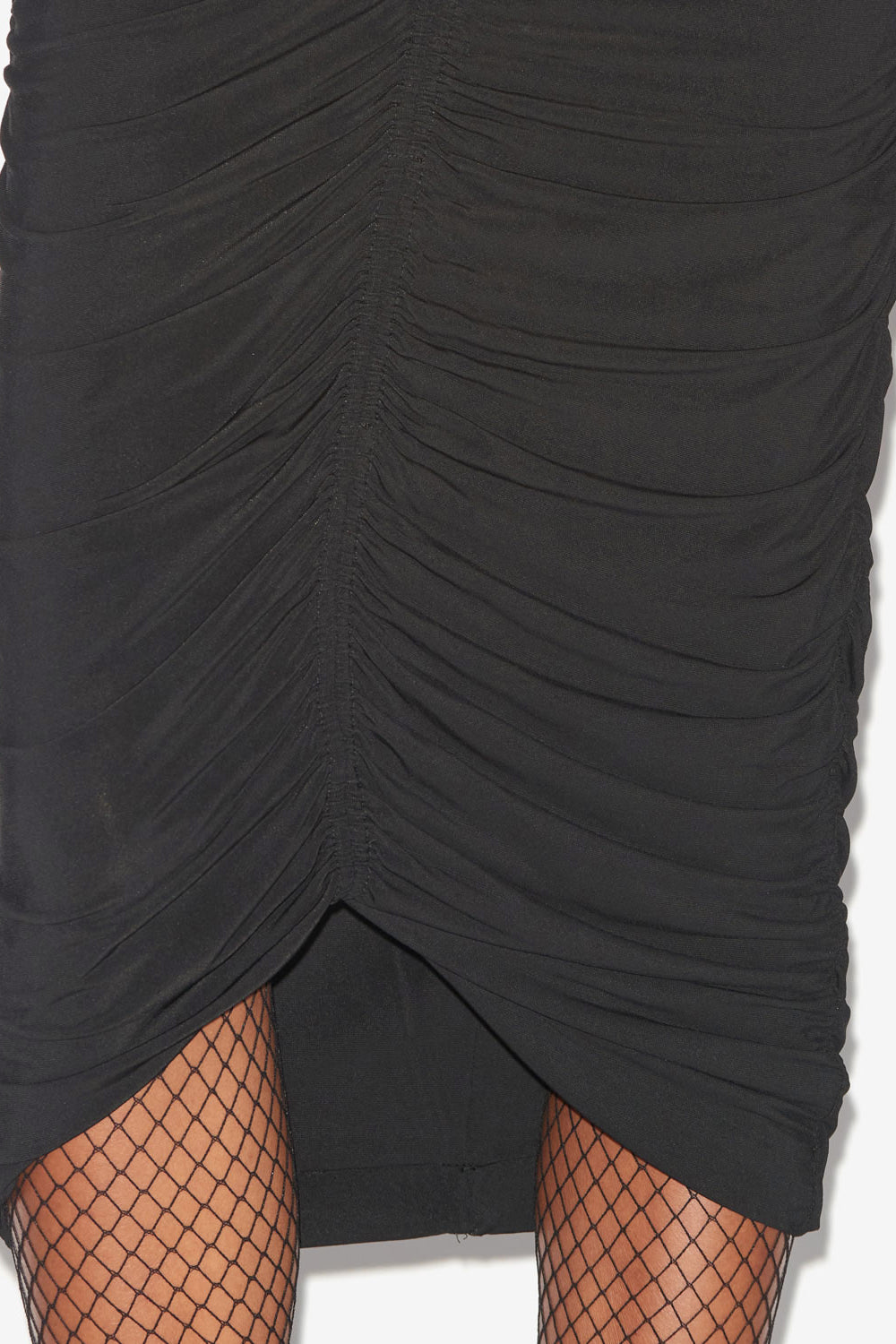 Gonna midi vicky in jersey arricciato - Nero - Woman - 3