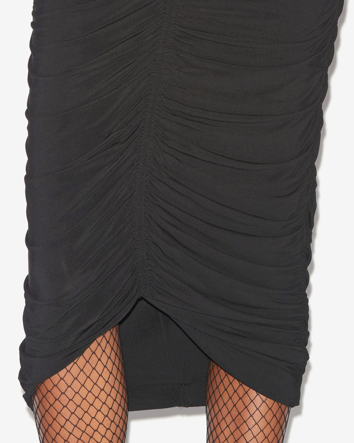 Gonna midi vicky in jersey arricciato - Nero - Woman - 2