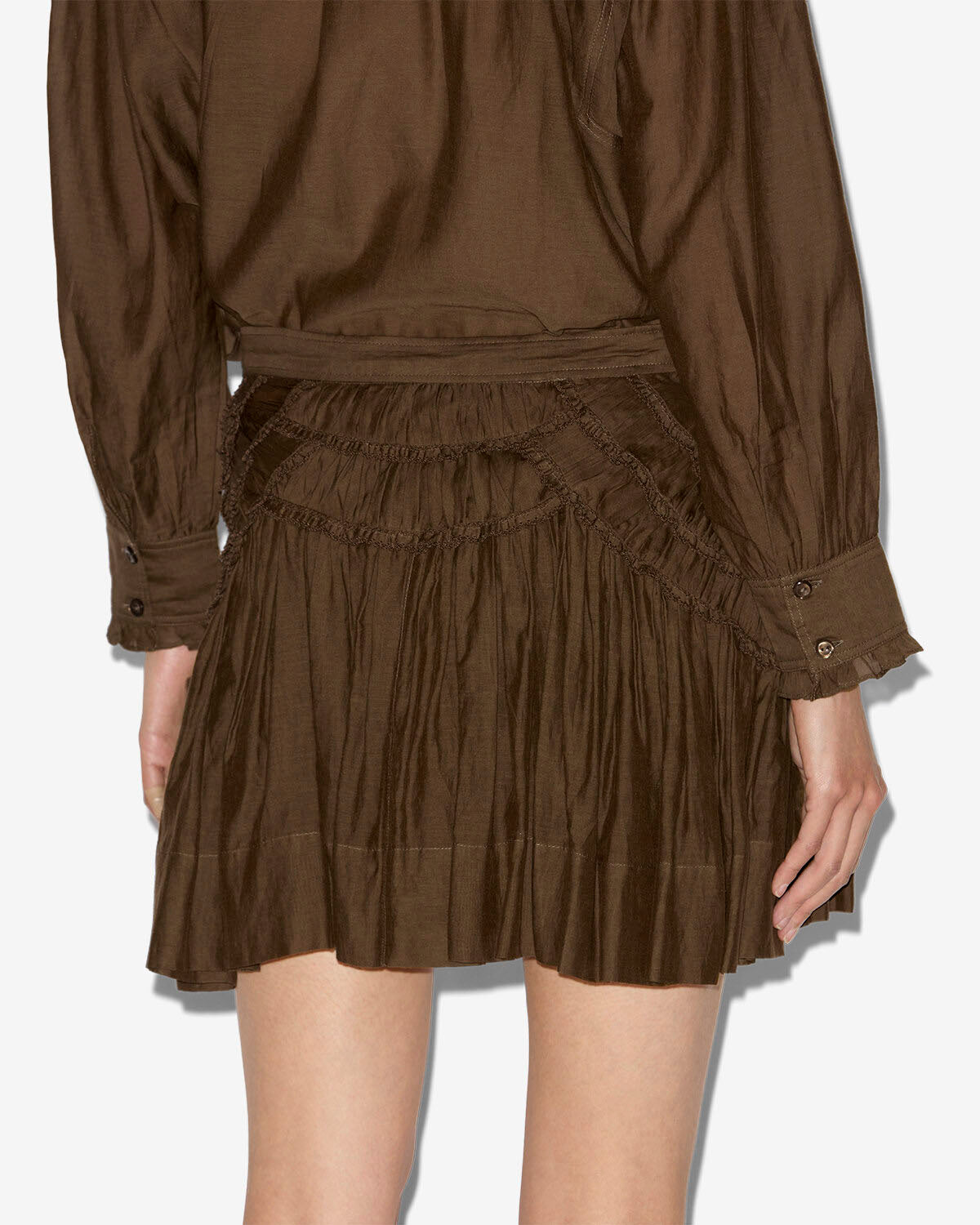 Ceola skirt Woman Dark khaki 4