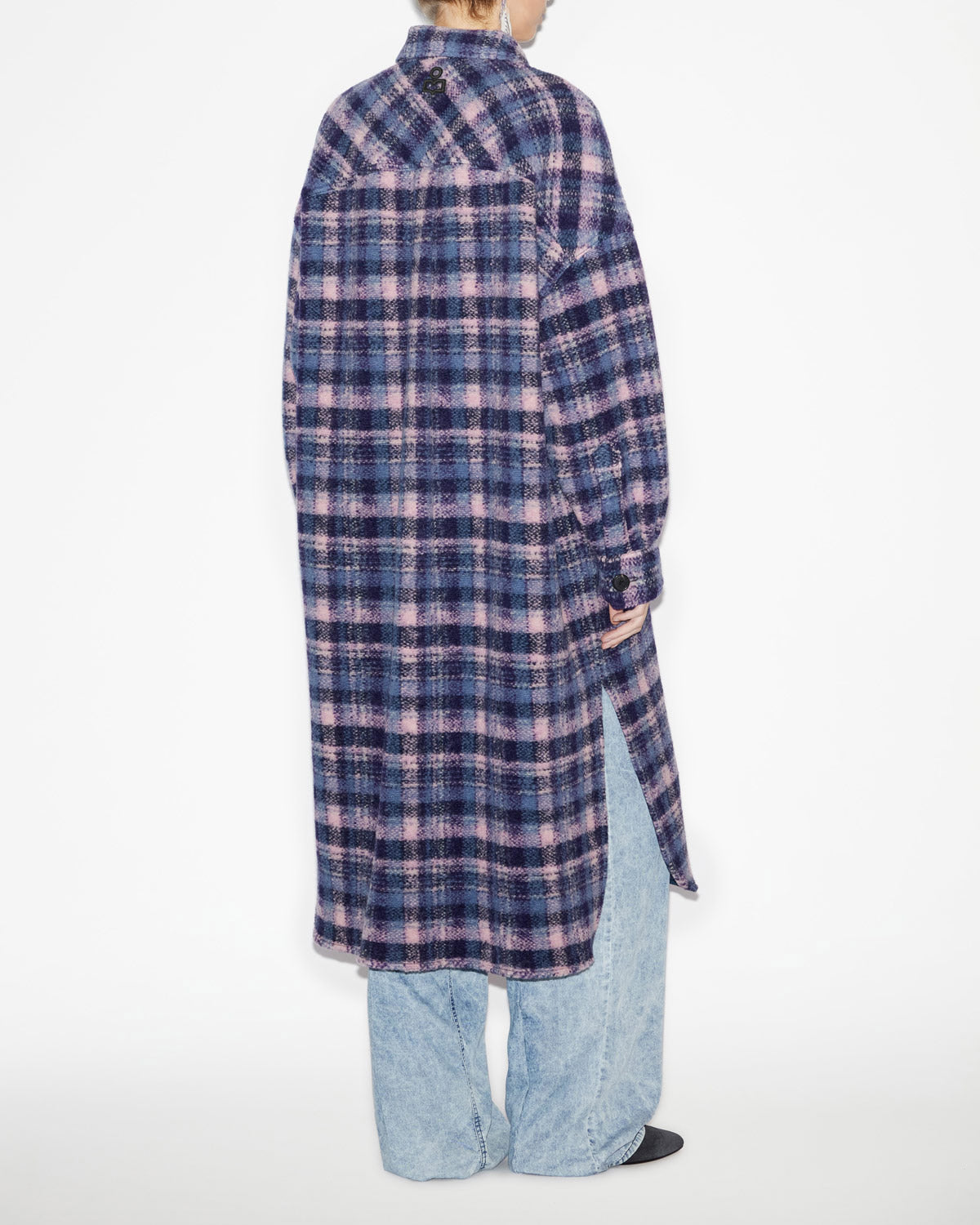 Fontizi coat Woman lilac-navy | ISABEL MARANT Official online store