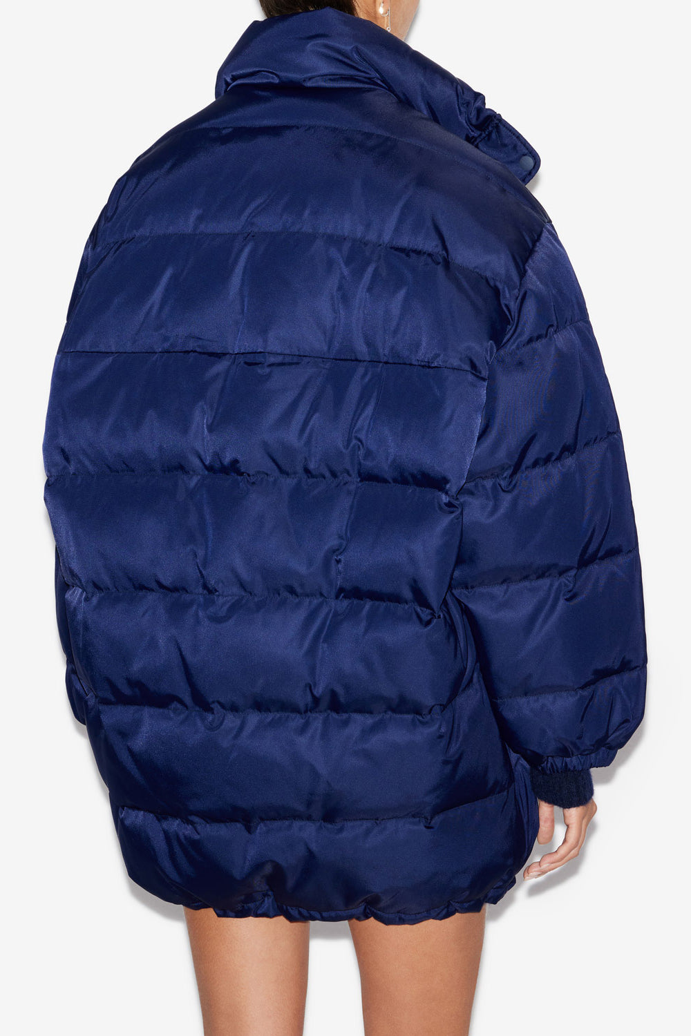 벨리즈(belize) 미디 기장 플레인 패딩 코트 - Midnight - Woman - 5