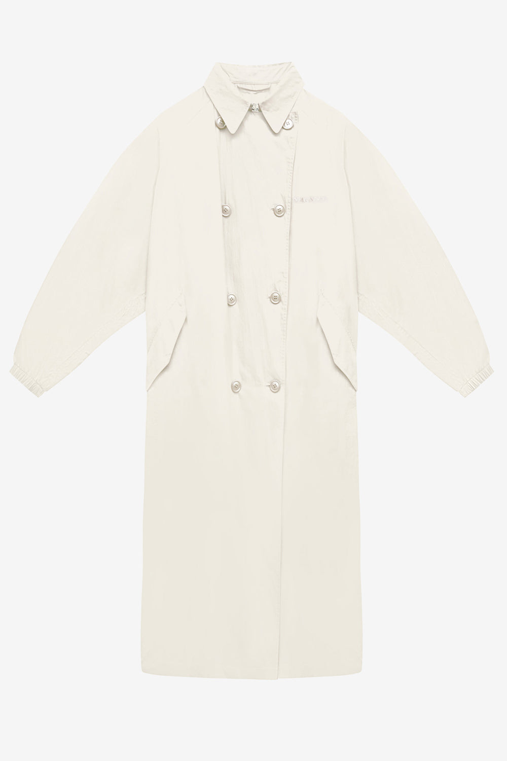 Cacilda plain-colored cotton blend trench coat - Beige - Woman - 1