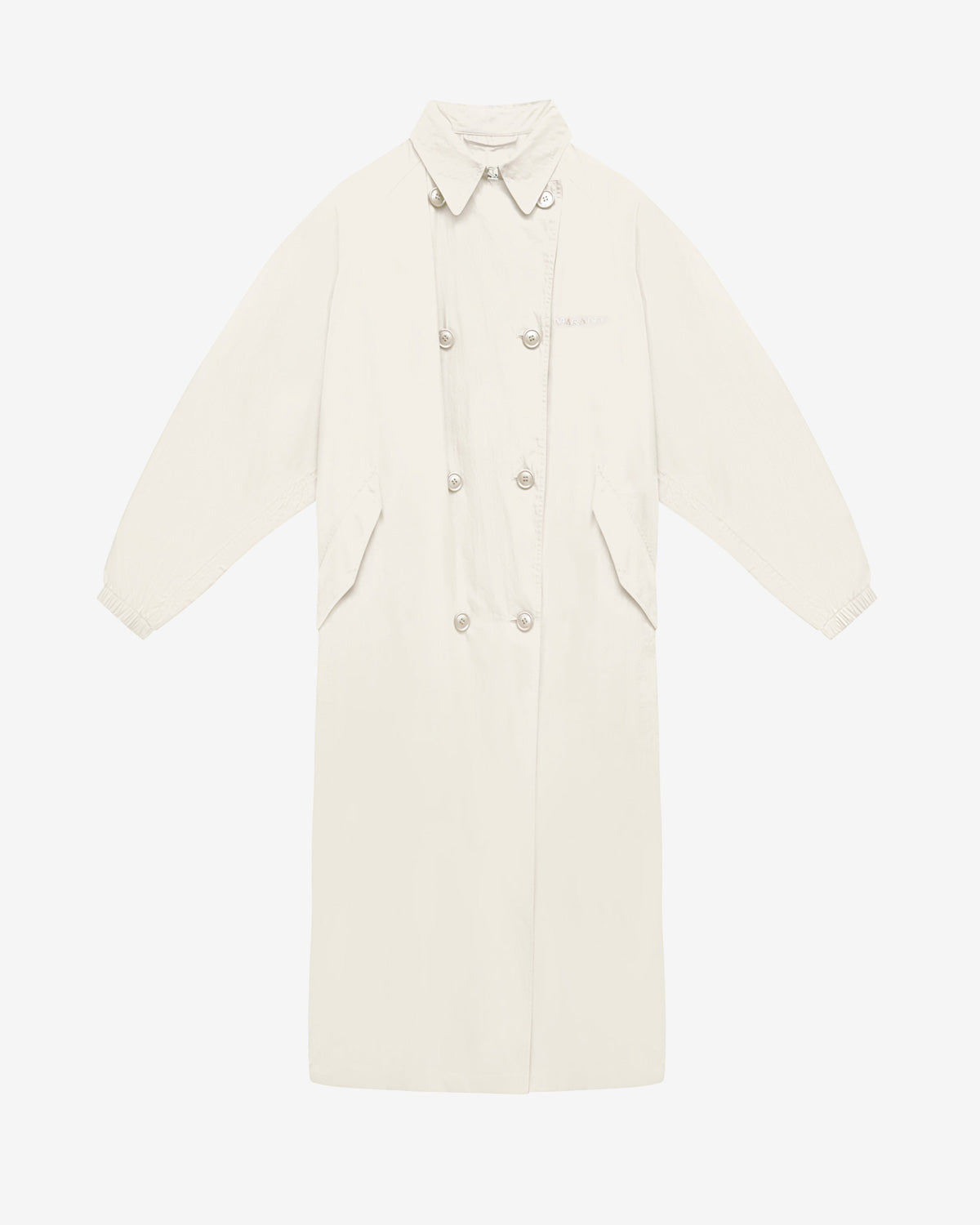 Cacilda plain-colored cotton blend trench coat - Beige - Woman - 5