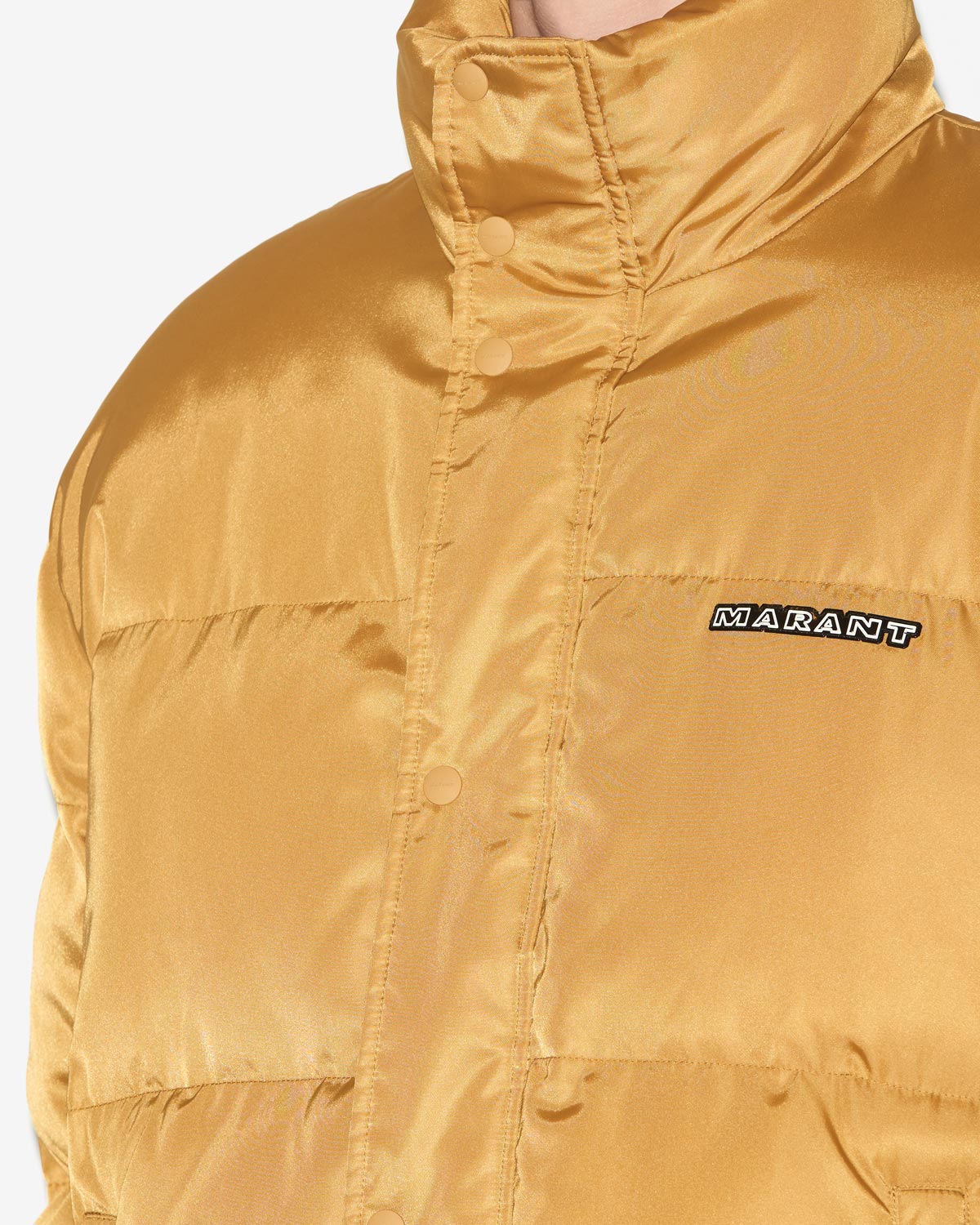 딜마(dilma) 플레인 패딩 반코트 - Ochre - Man - 2