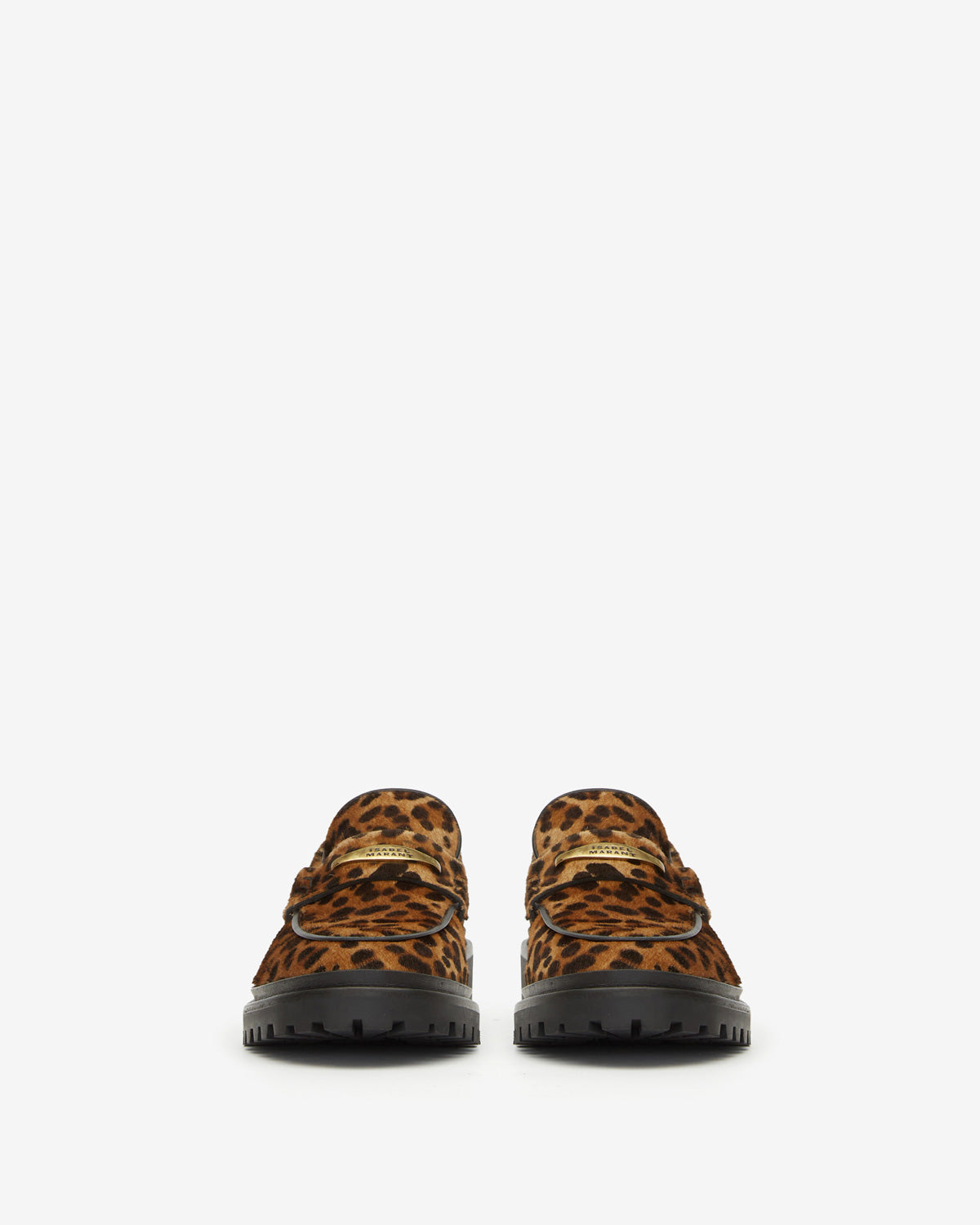 Mocasines frezza de piel - Leopard - Woman - 8