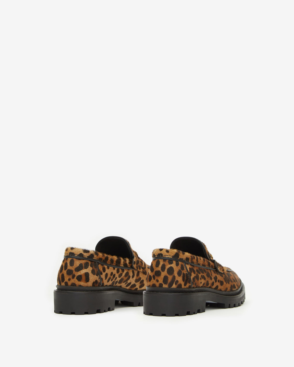 Mocasines frezza de piel - Leopard - Woman - 4