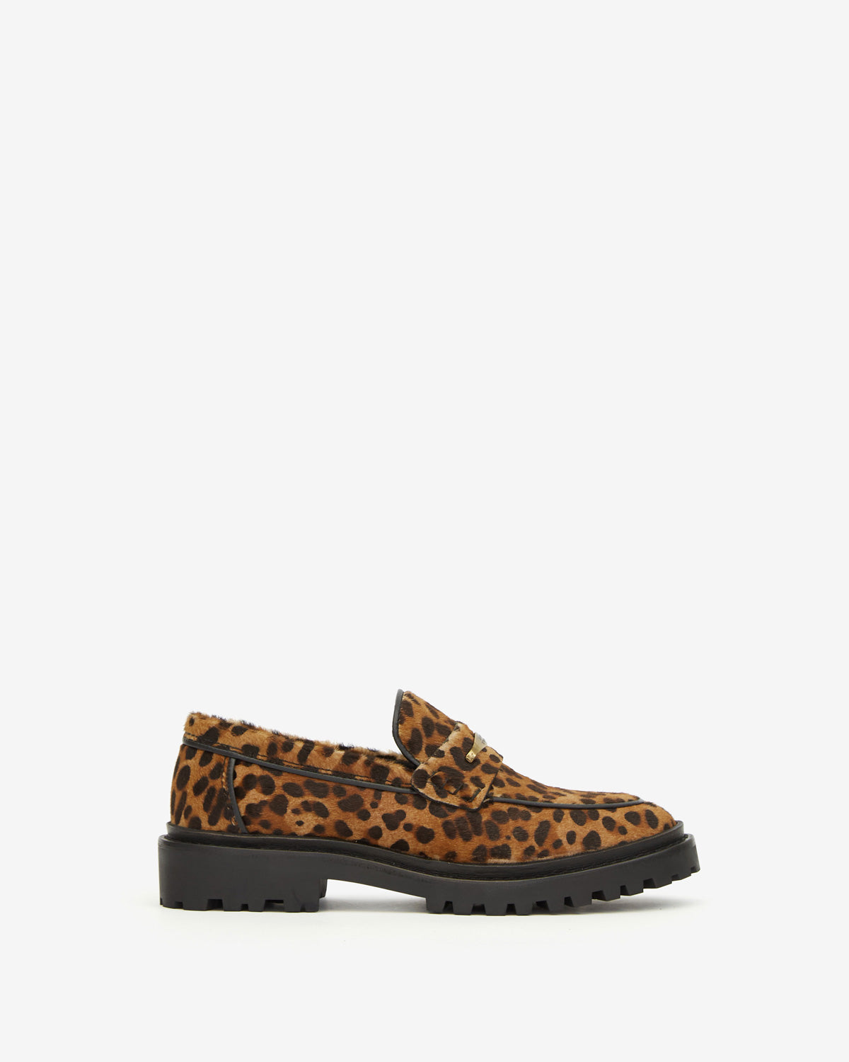 Mocasines frezza de piel - Leopard - Woman - 2