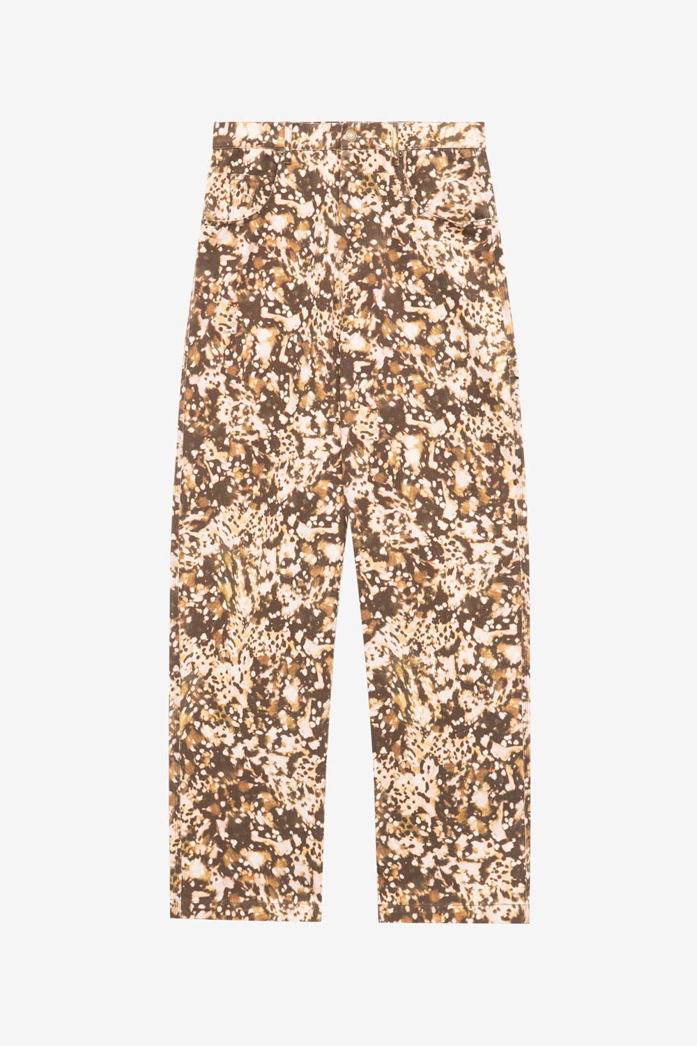 Pablo printed denim jeans - Khaki - Man - 1