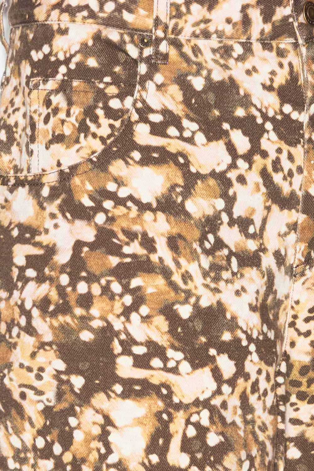 Pablo printed denim jeans - Khaki - Man - 3