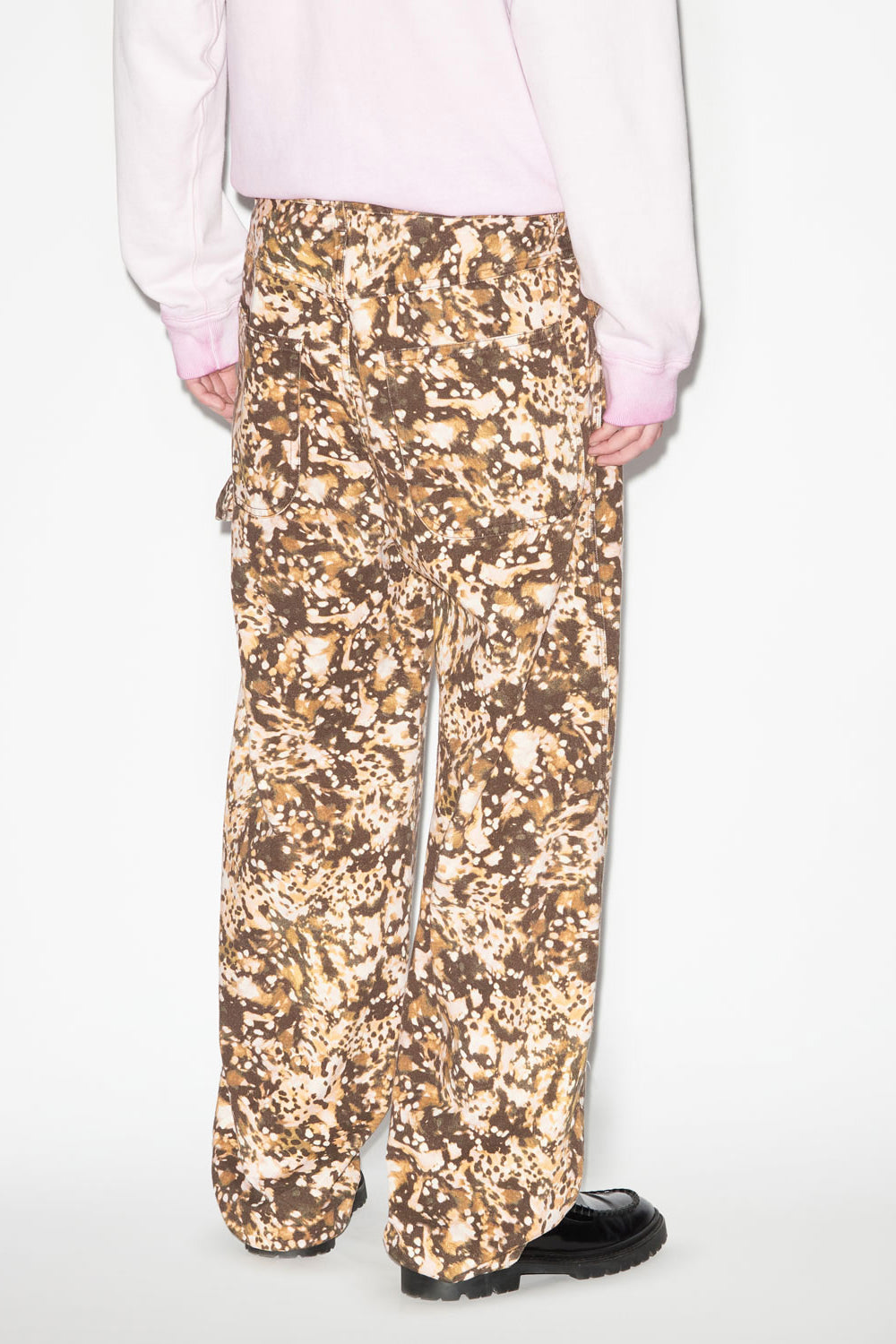 Pablo printed denim jeans - Khaki - Man - 5