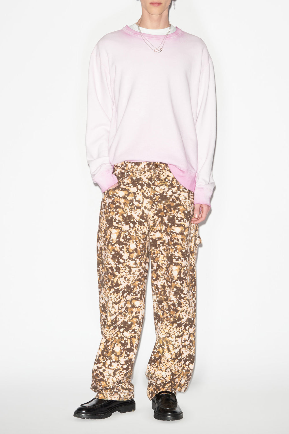 Pablo printed denim jeans - Khaki - Man - 2