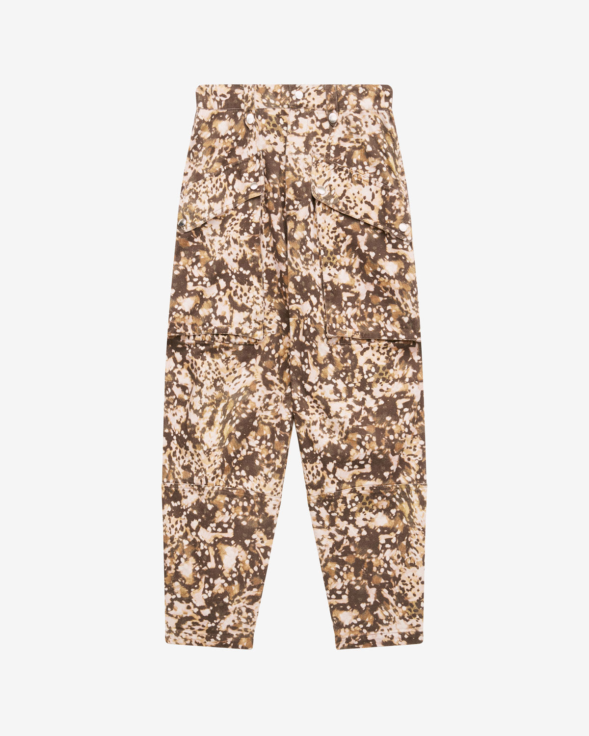 Workwear-inspirierte hose jannick aus einfarbiger baumwolle - Khaki - Woman - 5