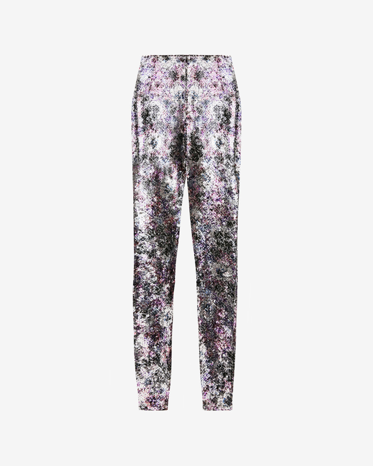 Leggings bella mit bedruckten pailletten - Purple-silver - Woman - 5